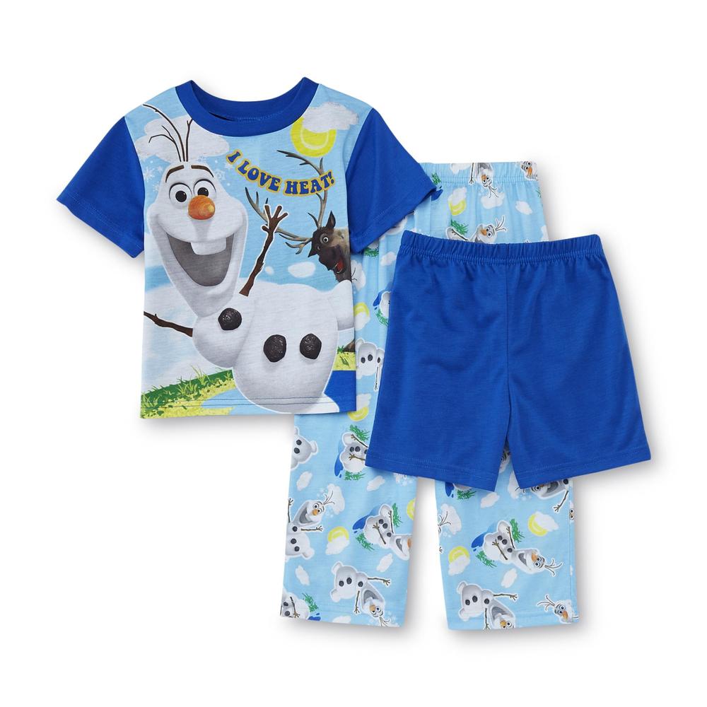 Disney Frozen Toddler Boy's 3-Piece Pajamas - Olaf