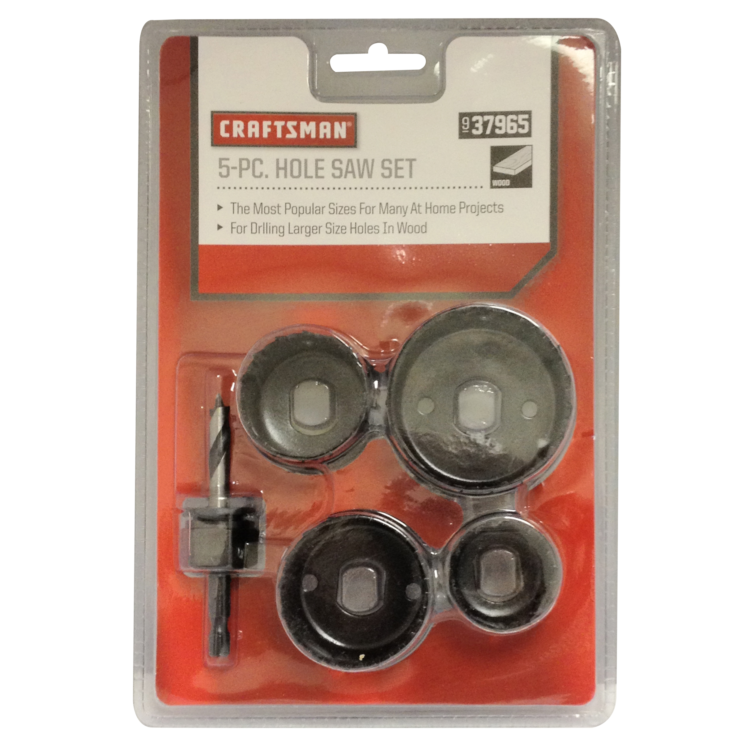 Craftsman 5 pc Hole Saw Set Craftsman 5 pc Hole Saw Set