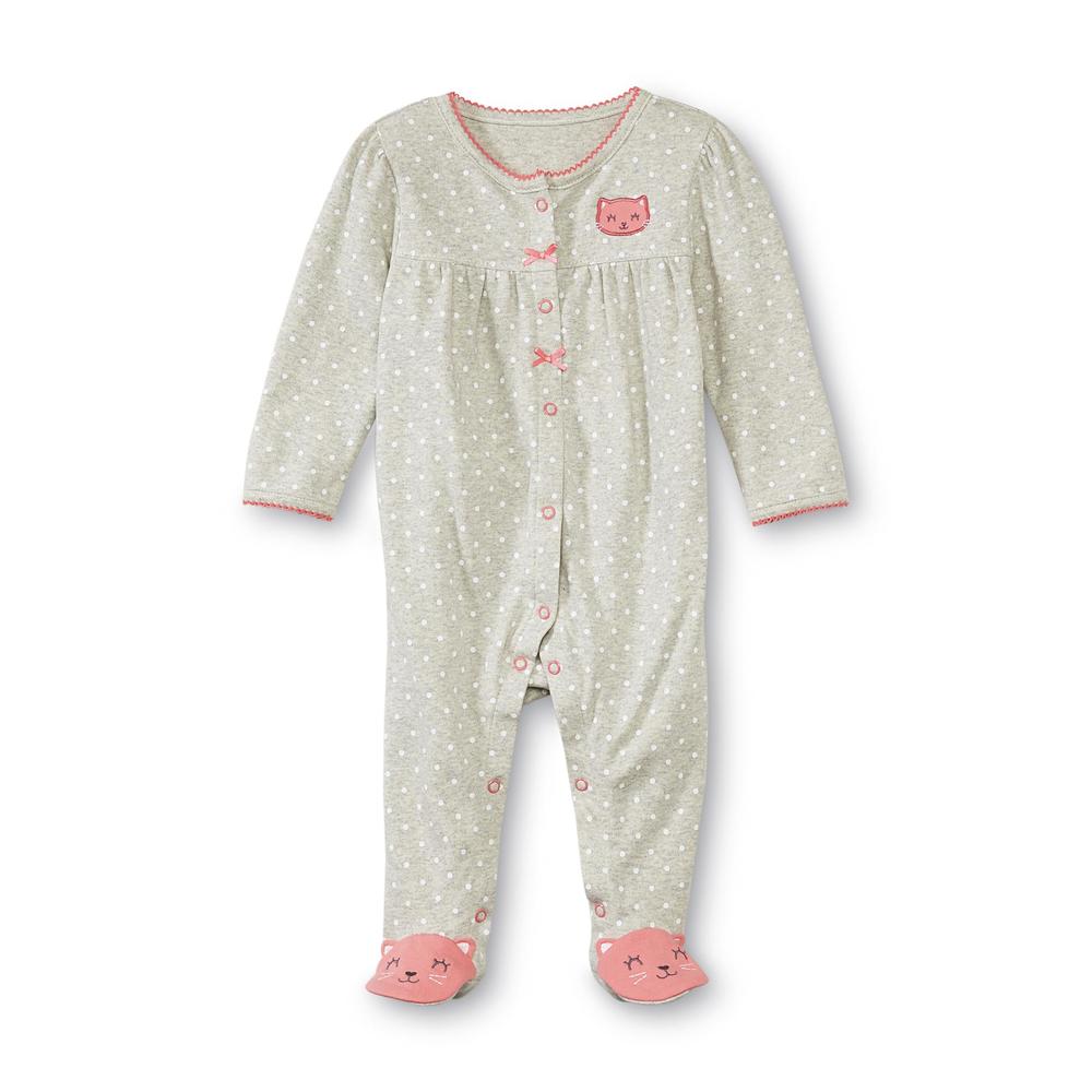Small Wonders Newborn Girl's Footed Sleeper Pajamas - Bumblebees