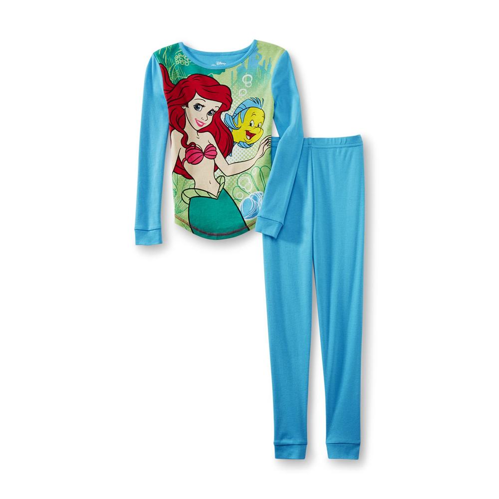 Disney The Little Mermaid Girl's 2-Pairs Pajamas
