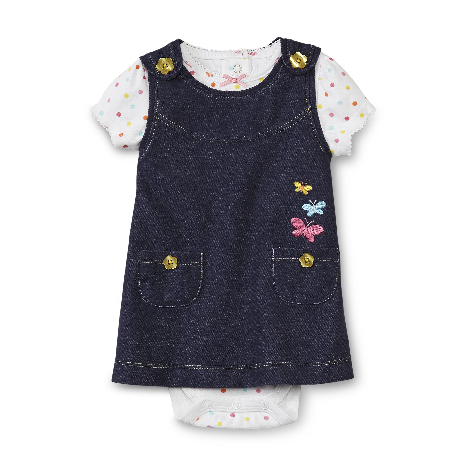 Small Wonders Newborn Girl's Jumper & Bodysuit - Butterflies