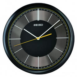 Seiko Monroe Wall Clock Black-Metallic QXA612KLH
