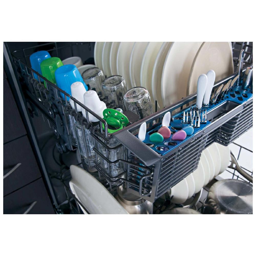 GE Appliances GDT550HGDWW 24" Hybrid Built-in Dishwasher w/ Hidden Controls - White