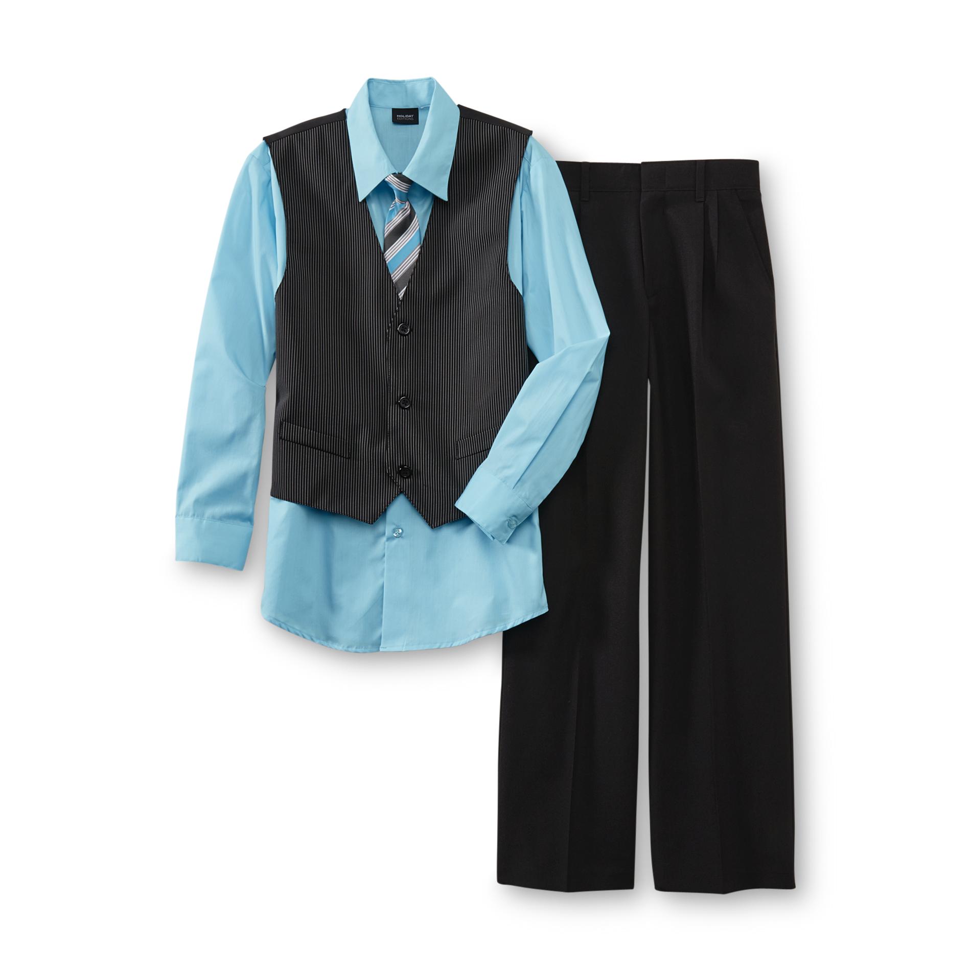 Holiday Editions Boy's Shirt  Tie  Vest & Pants