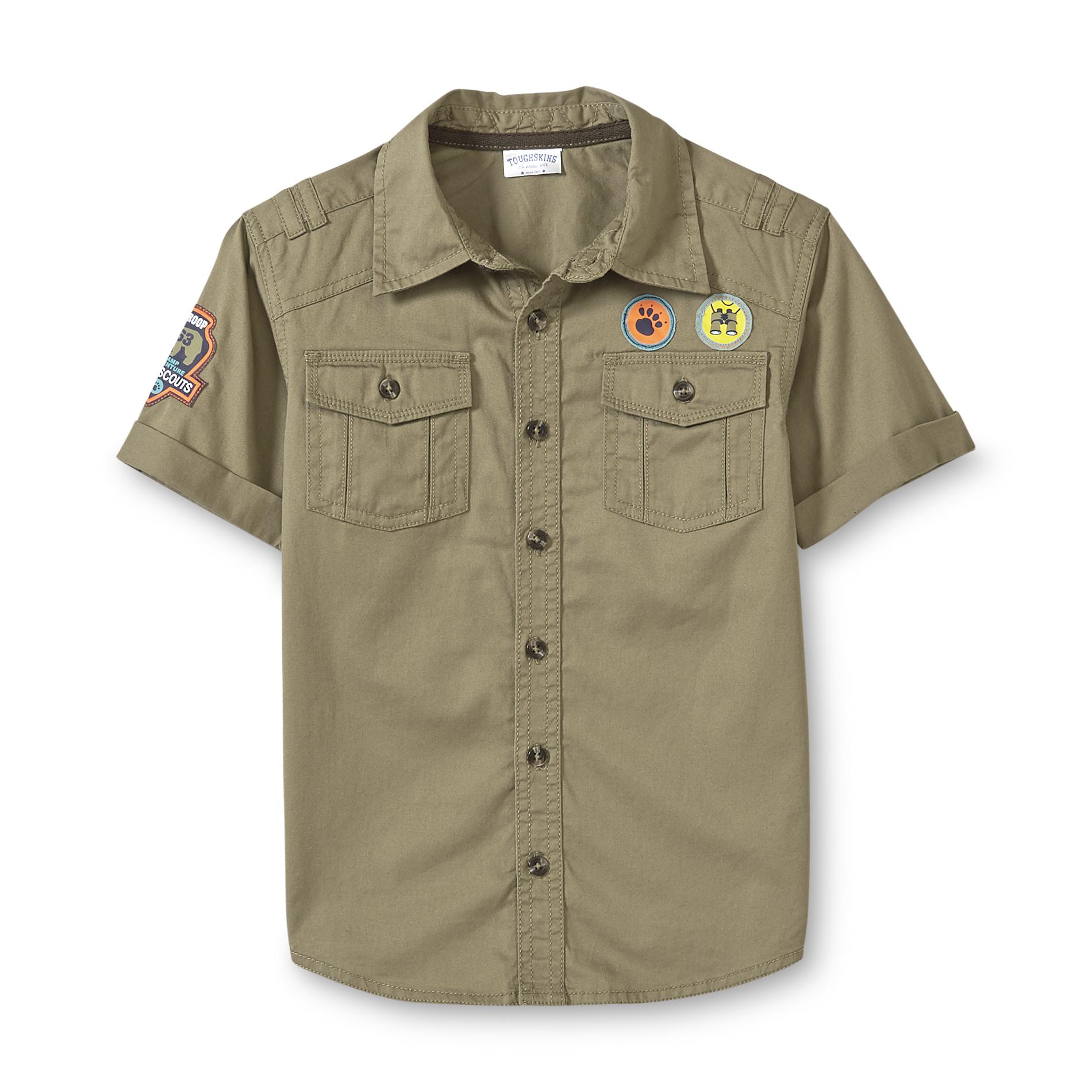 Toughskins Boy's Camp Shirt - Bear Scouts