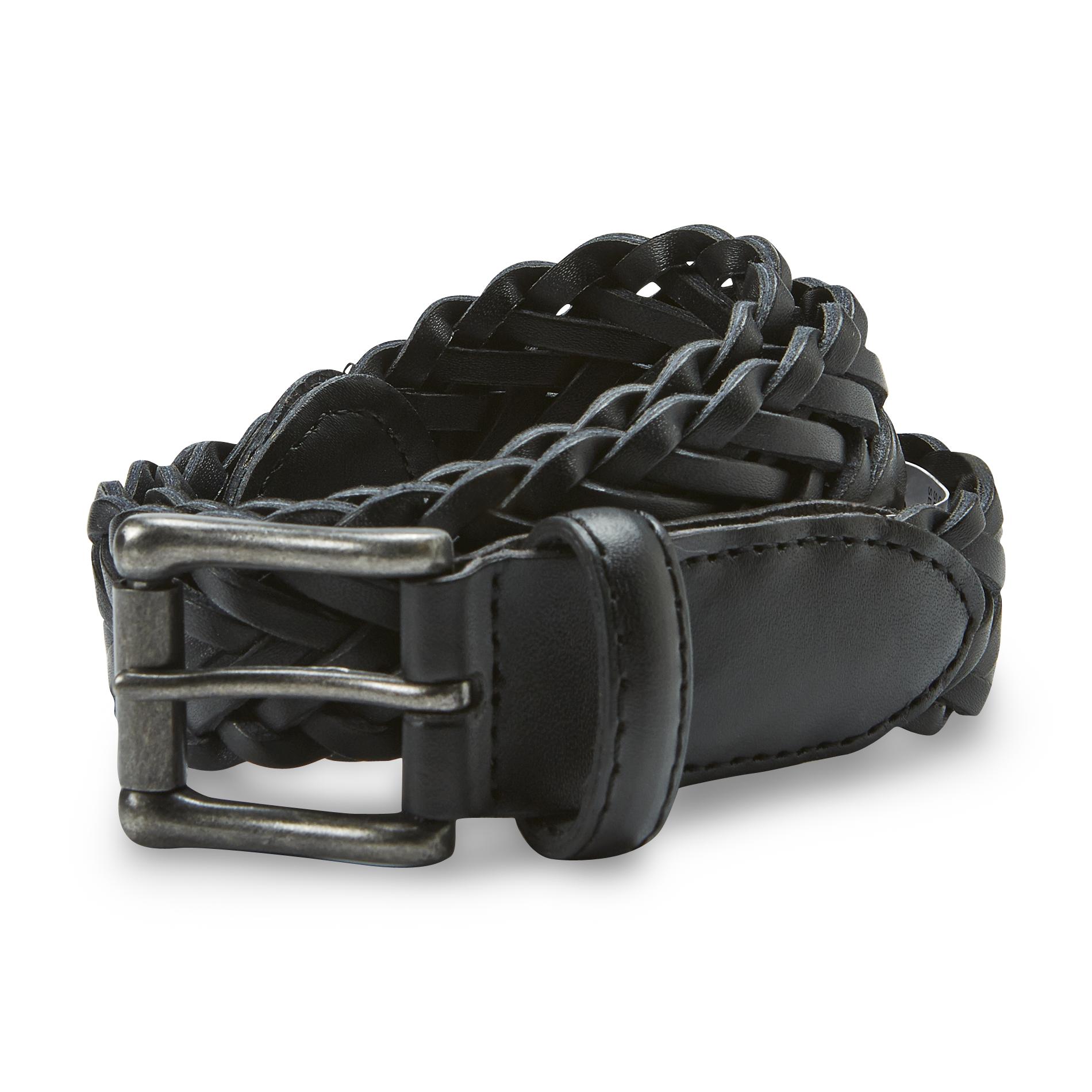 Basic Editions Boy's Braided Leather Belt