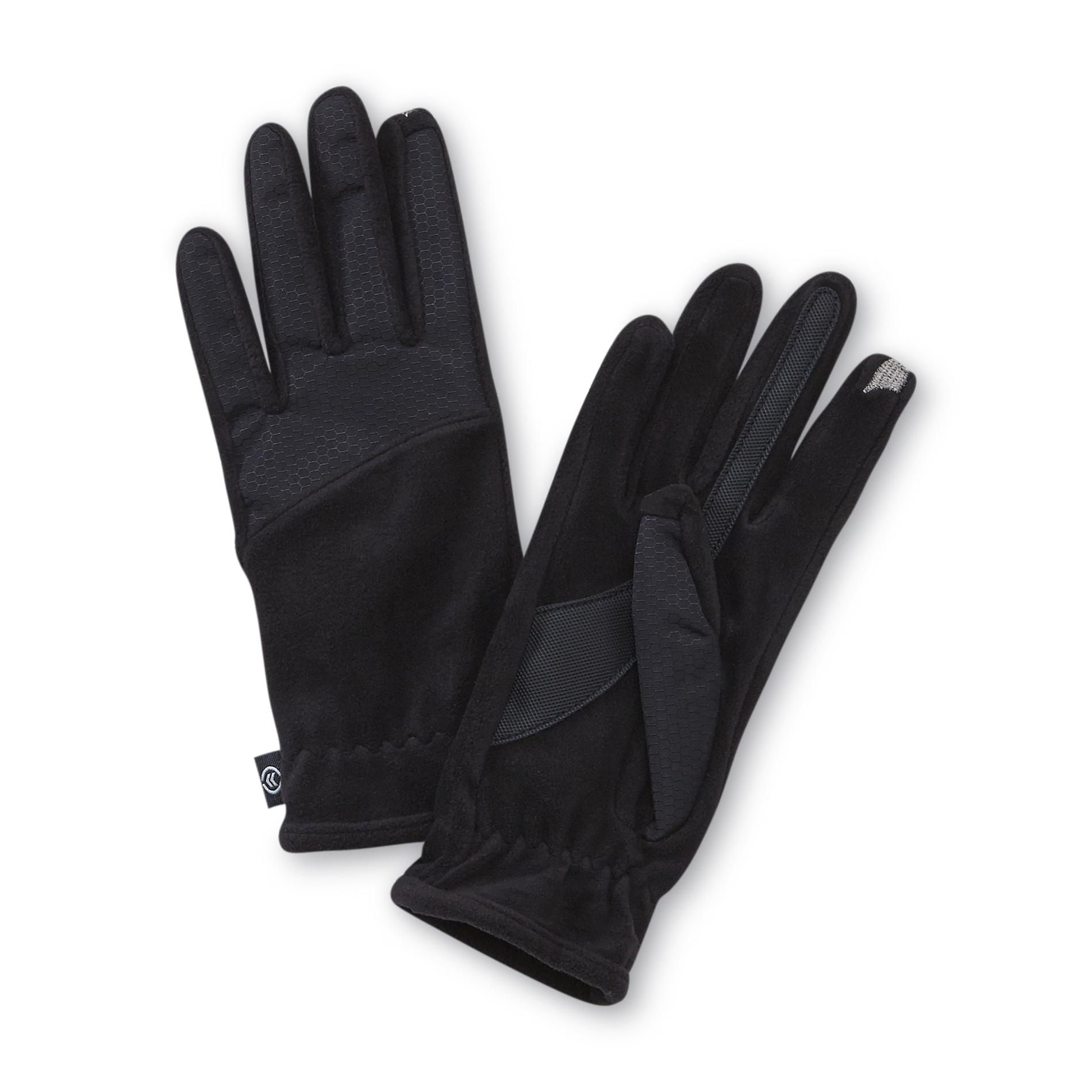 Isotoner Women's Hybrid SmarTouch Fleece Gloves