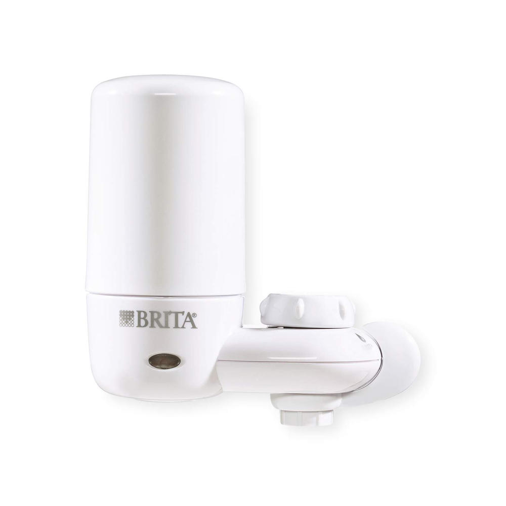 Brita 42201 Complete Faucet Mount Water Filtration System - White