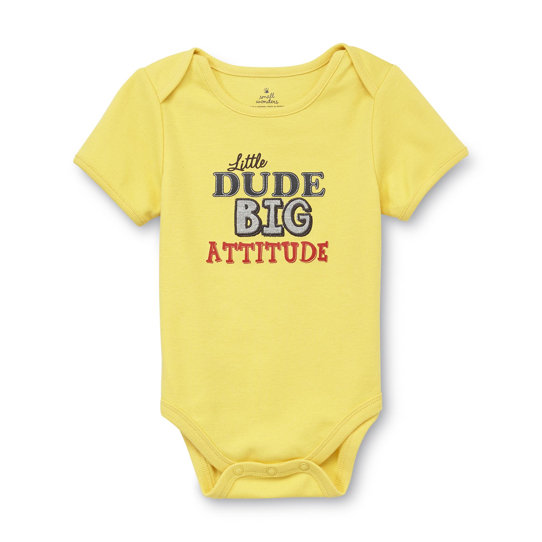 Small Wonders Newborn & Infant Boy's Short-Sleeve Bodysuit - Little Dude