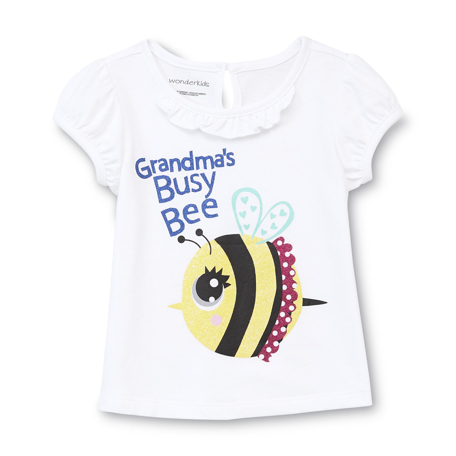 WonderKids Infant & Toddler Girl's Embellished Top - Grandma's Busy Bee