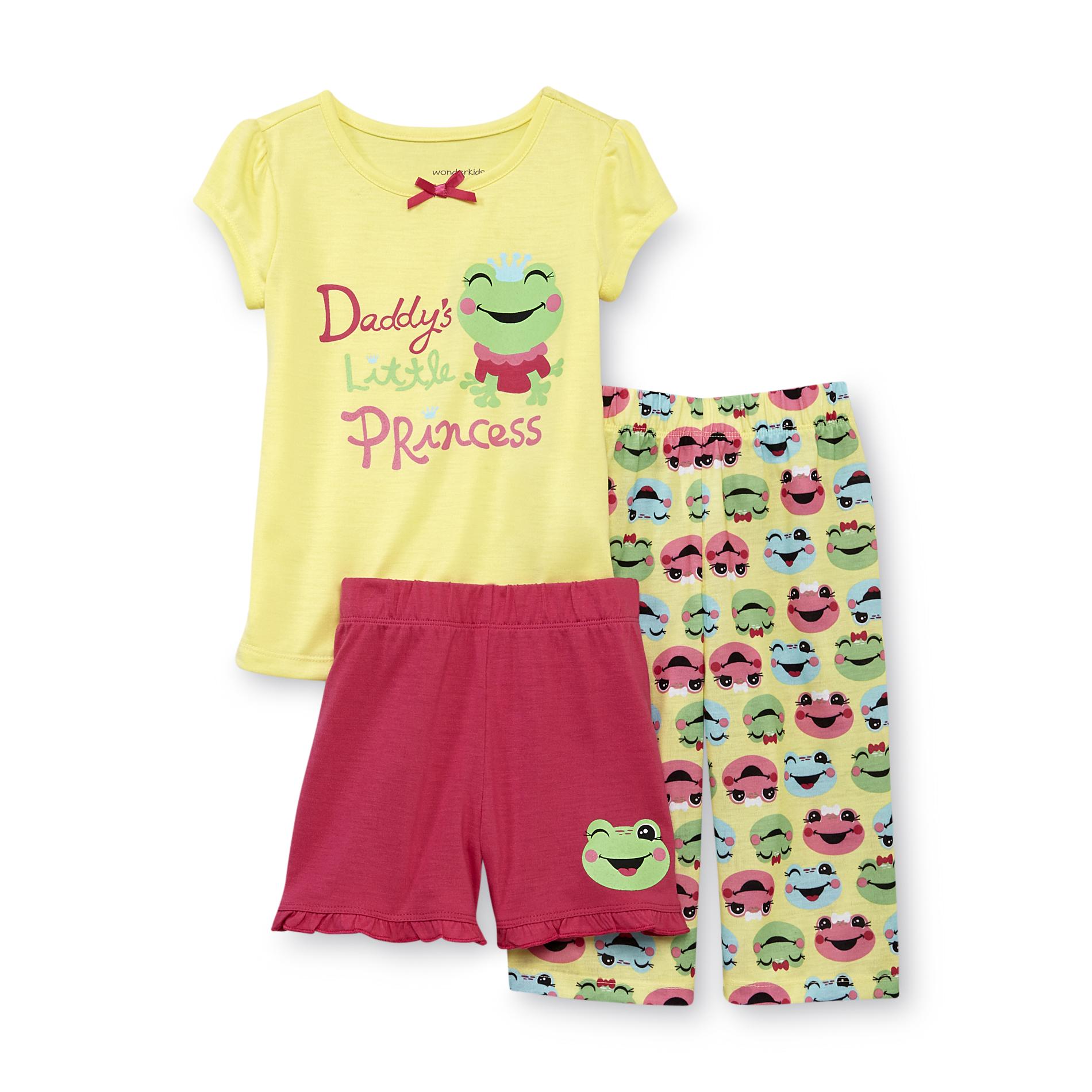 WonderKids Infant & Toddler Girl's Pajama Top  Pants & Shorts - Daddy's Little Princess