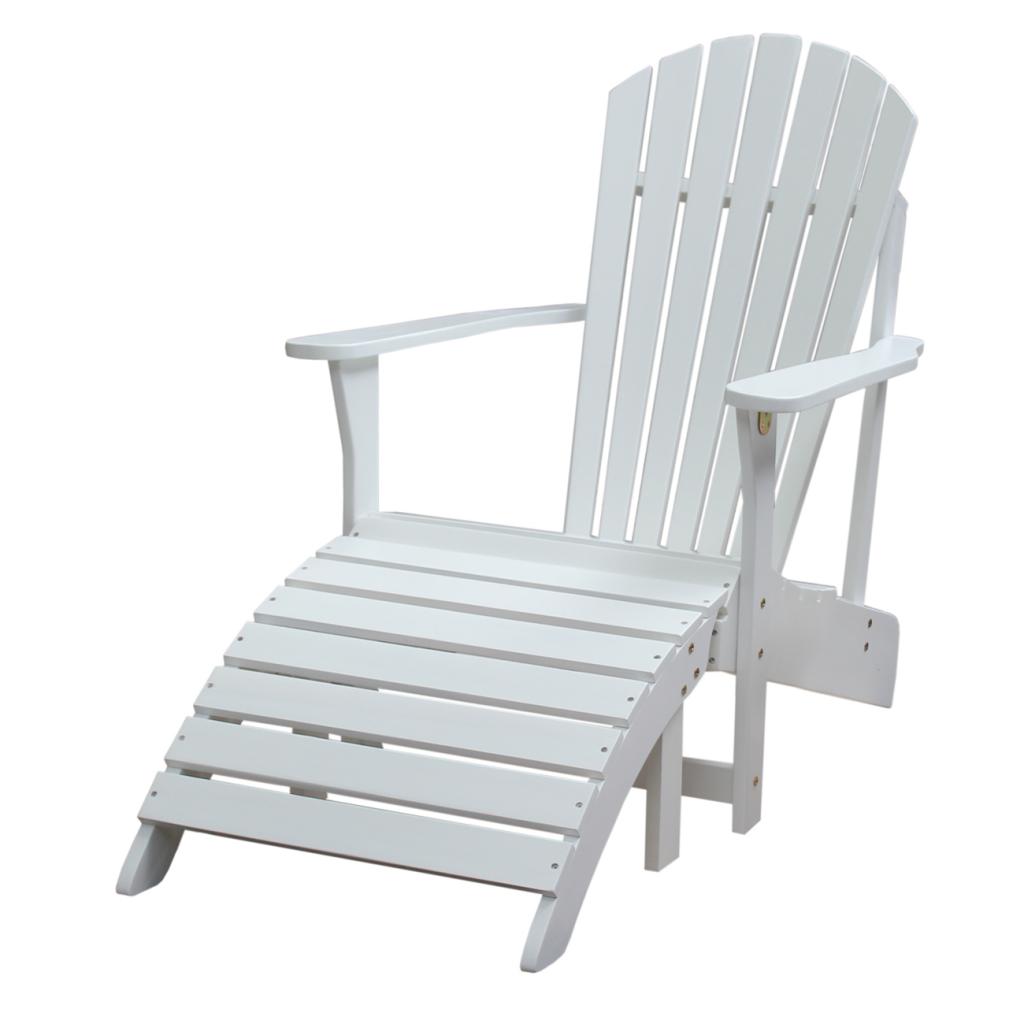International Concepts Adirondack Chair with Footrest