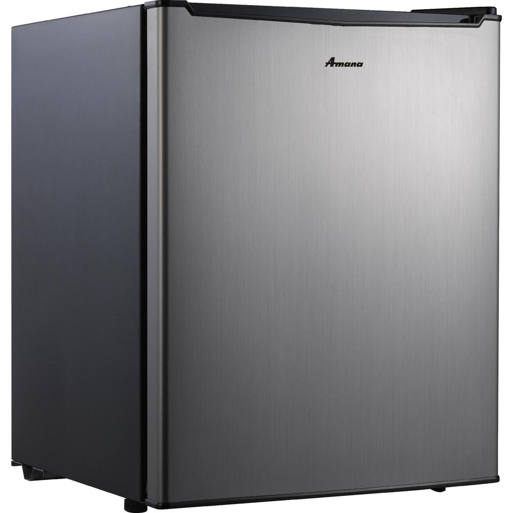 Amana AMA27S1 2.7 Cu ft. Refrigerator - Faux Stainless Steel