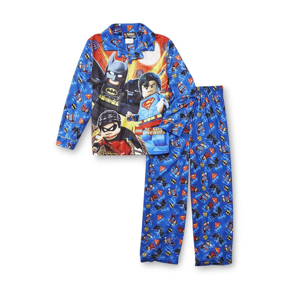 LEGO DC Superheroes Boy's Fleece Pajama Shirt & Pants