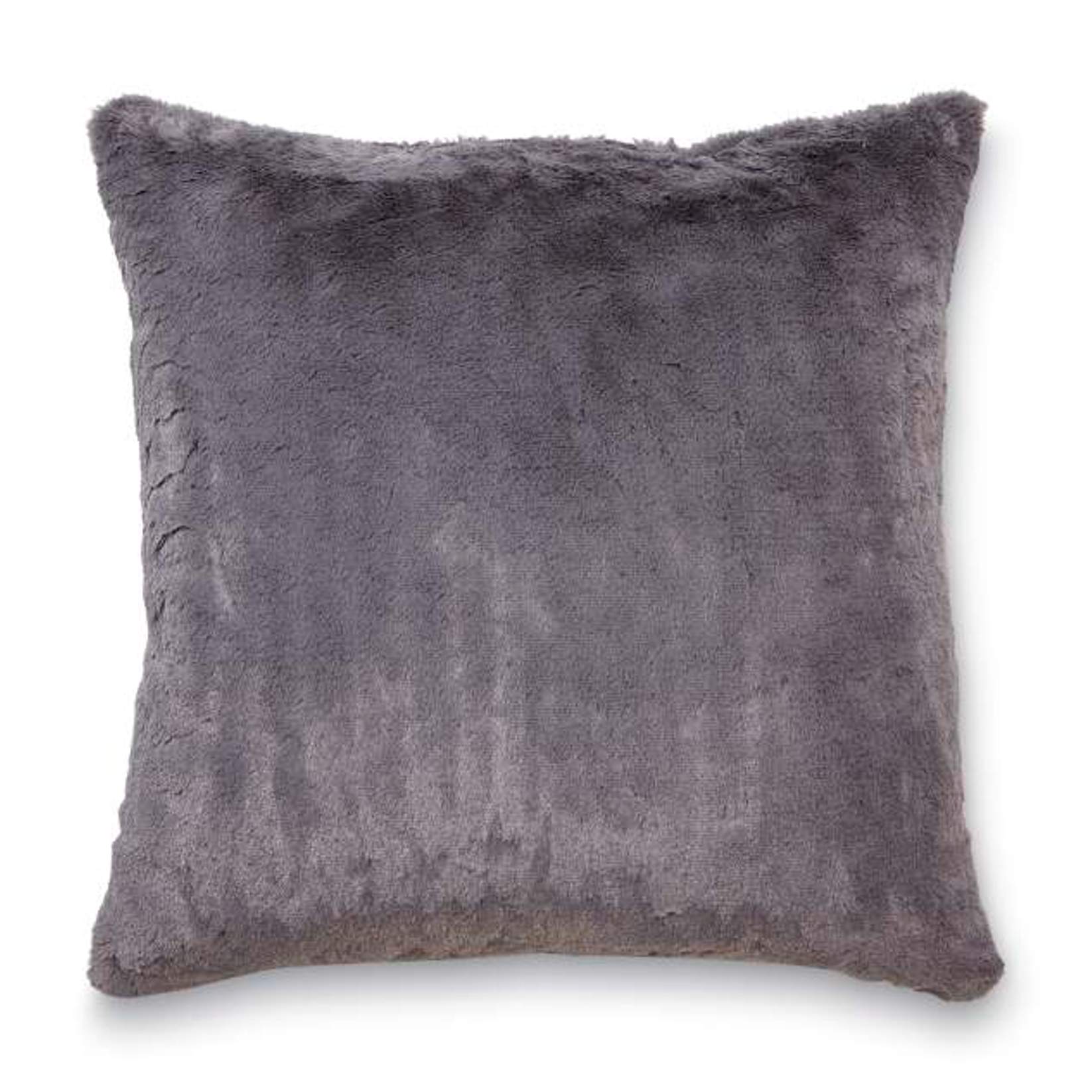 Splendor Faux Fur Pillow -  Grey