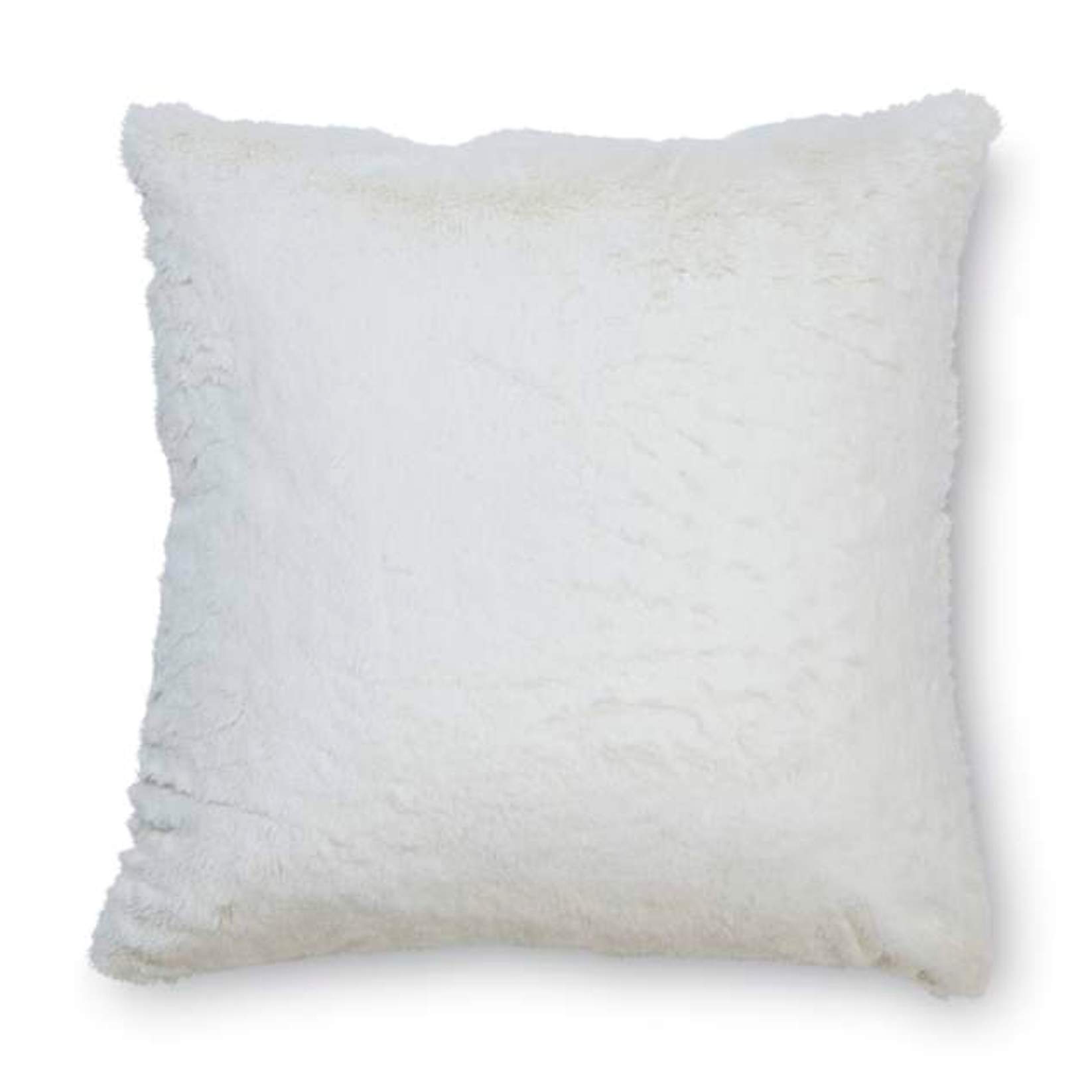 Faux Fur Pillow -  Ivory