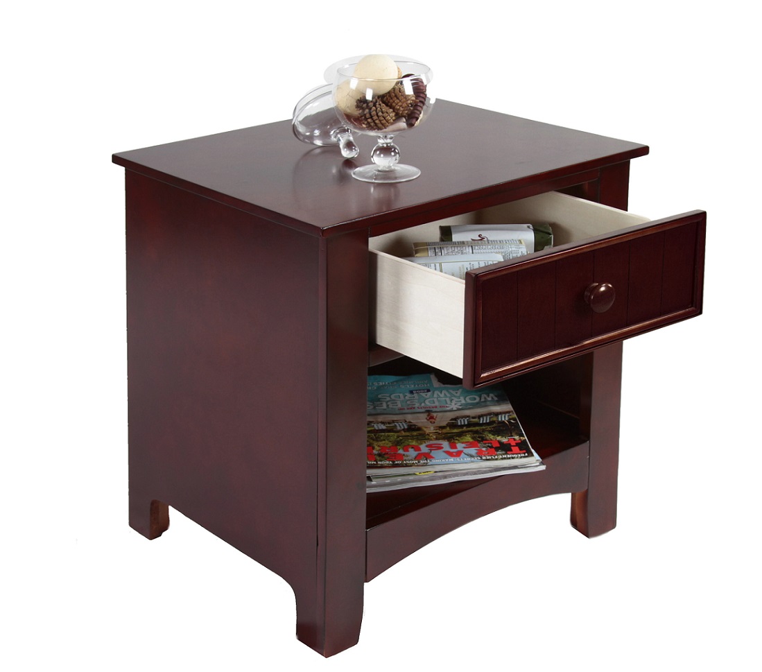 Furniture of America Rieli Cottage Style Youth Nightstand