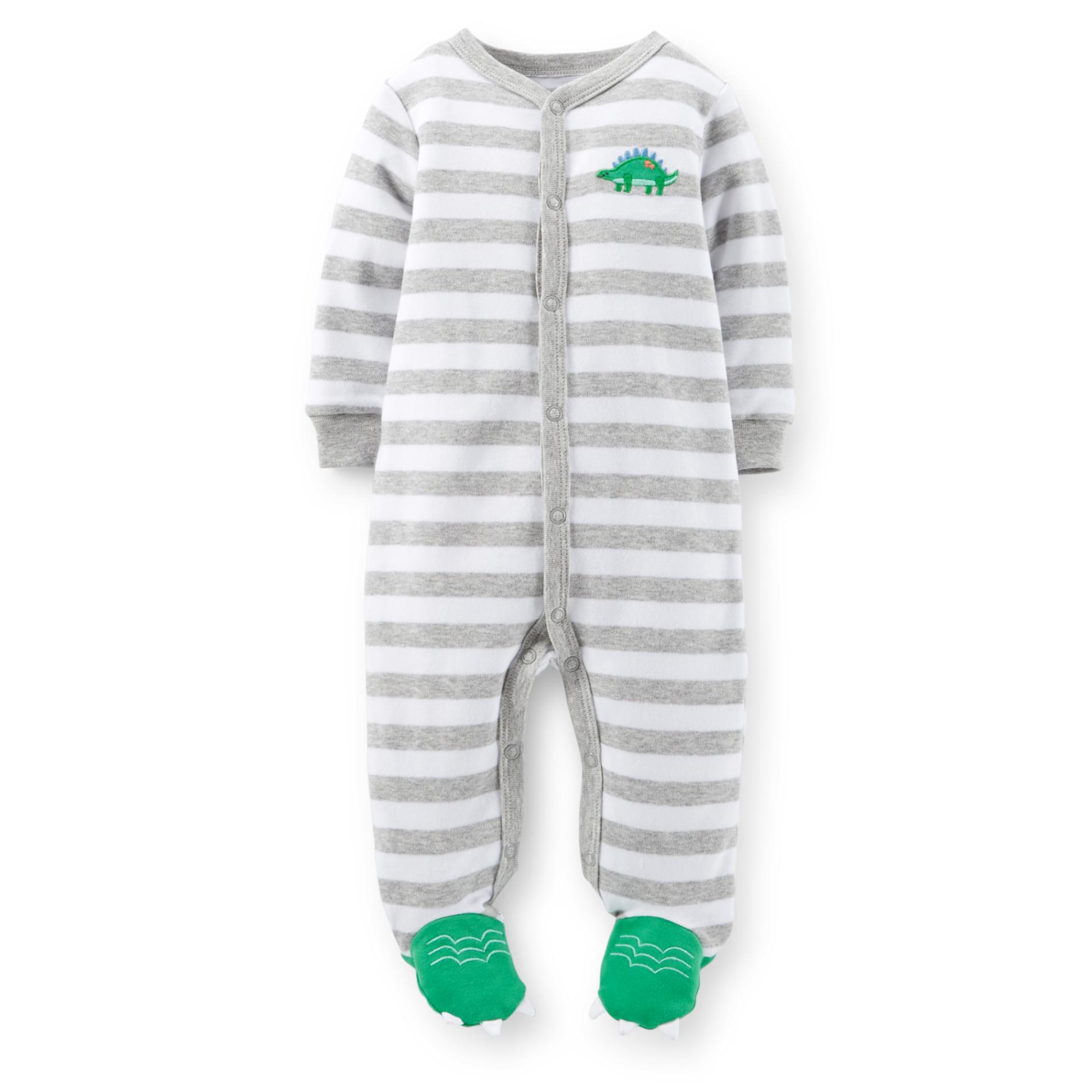 Carter's Newborn Boy's Snap-Front Sleeper Pajamas - Dinosaur