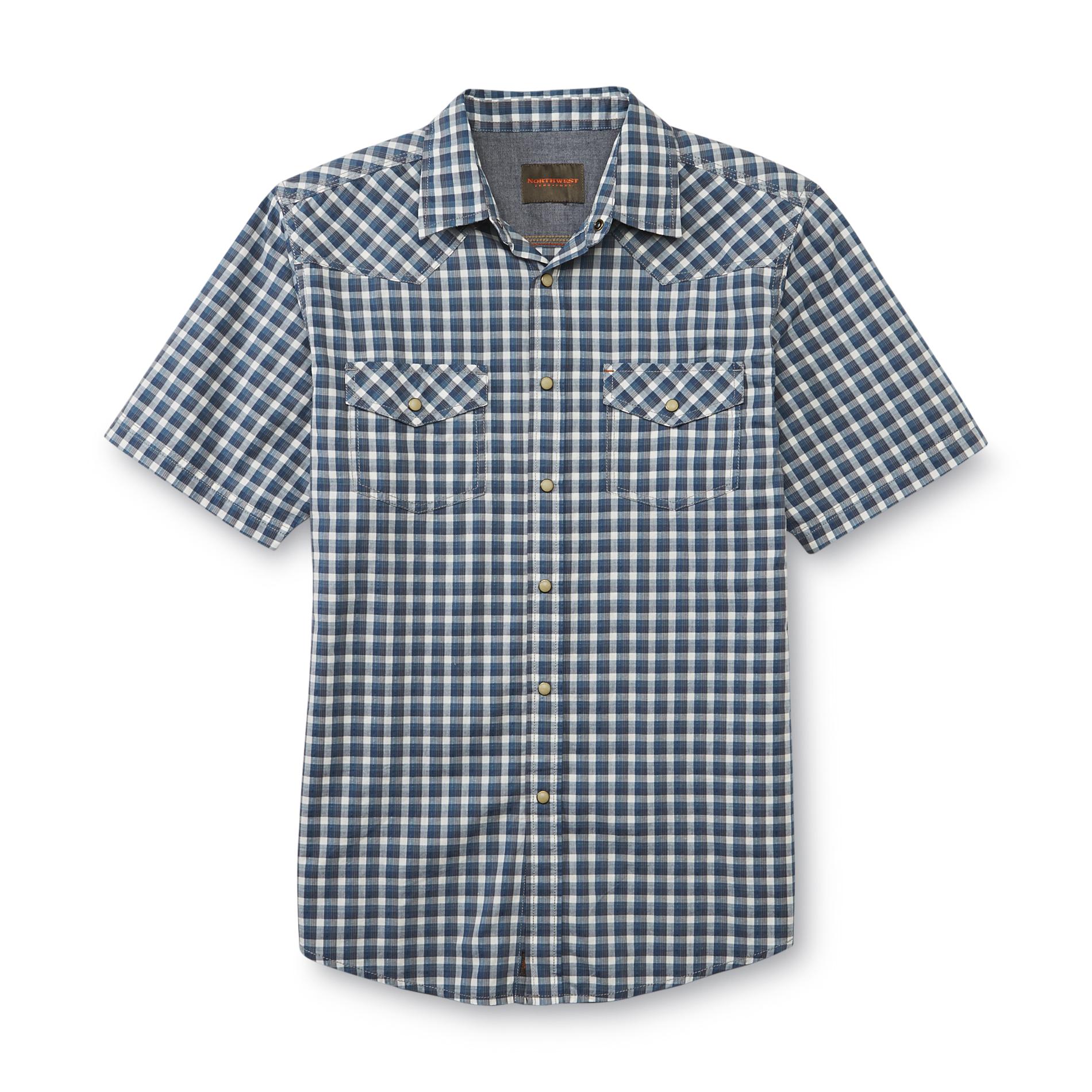Northwest Territory Men's 1-Piece Short-Sleeve Cotton Western Shirt