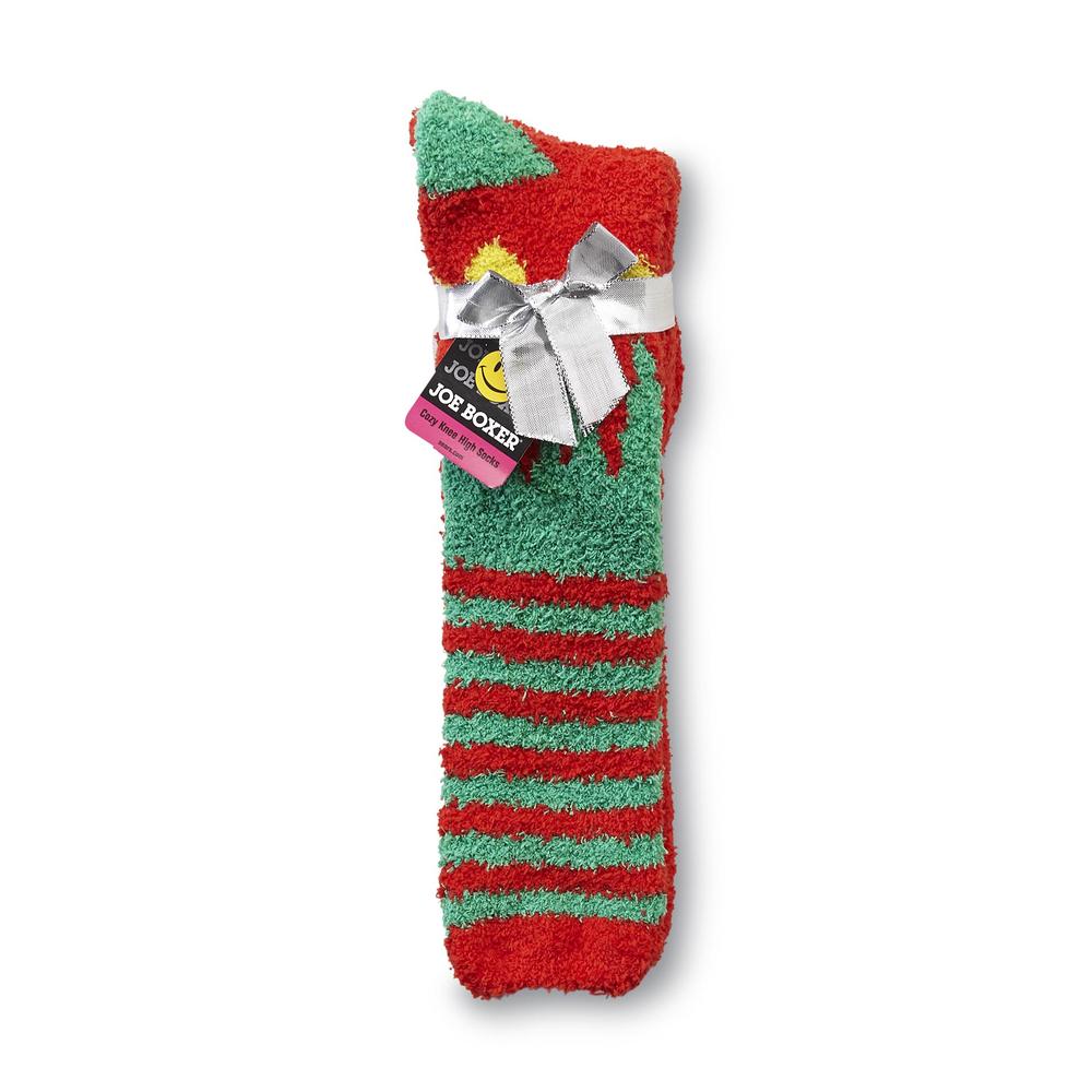 Joe Boxer Women's 2-Pairs Christmas Knee-High Socks - Elf