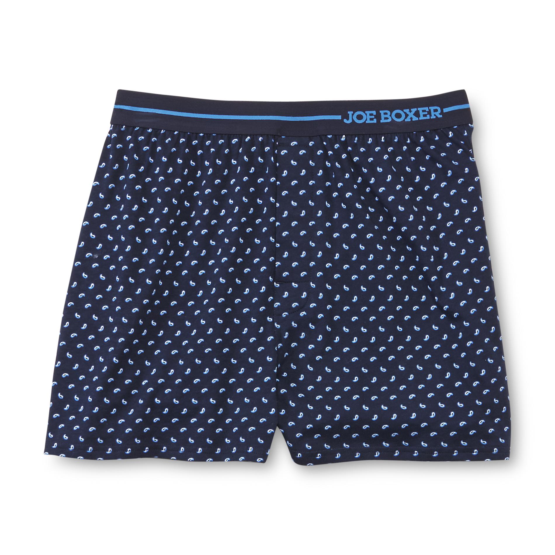 Joe Boxer Men's Knit Boxer Shorts - Paisley