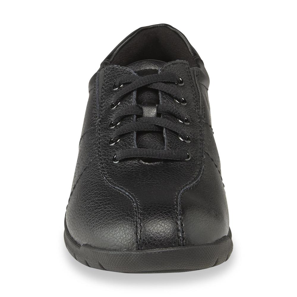 Cobbie Cuddlers Women's Dorian Leather Casual Sneaker - Black