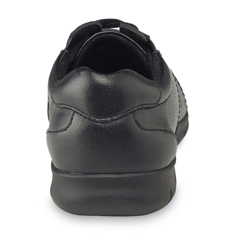Cobbie Cuddlers Women's Dorian Leather Casual Sneaker - Black