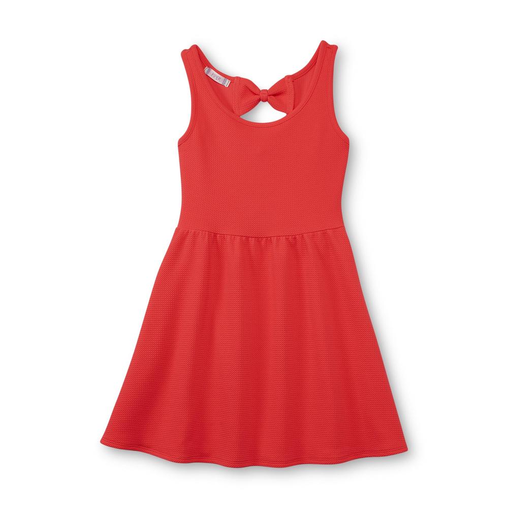 Piper Girl's Sleeveless Dress - Neon