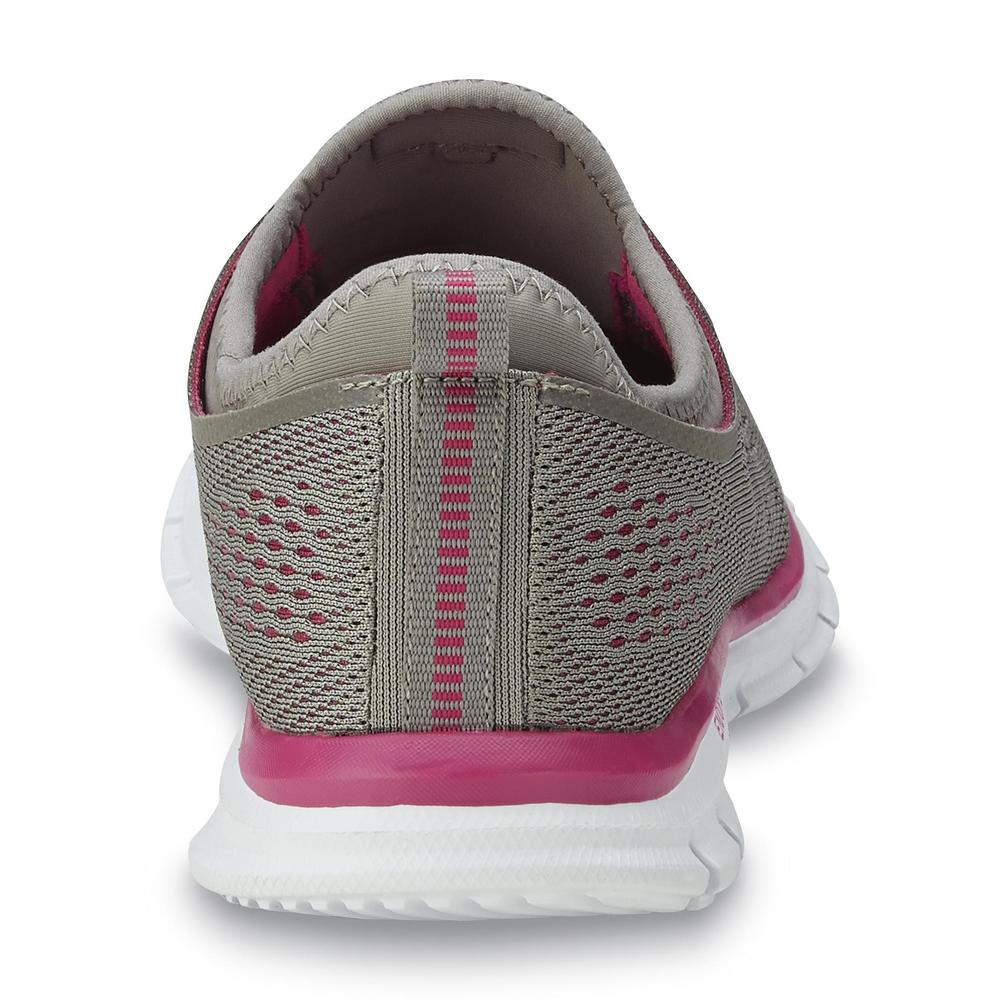 Skechers Women's Harmony Memory Foam Gray/Pink Athletic Shoe