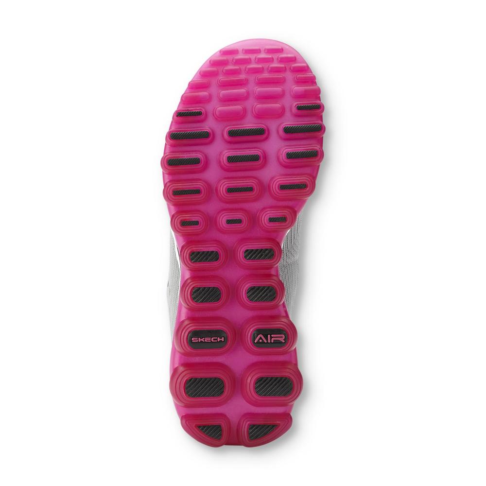 Skechers Women's Skech-Air Run 2.0 Gray/Pink Running Shoe