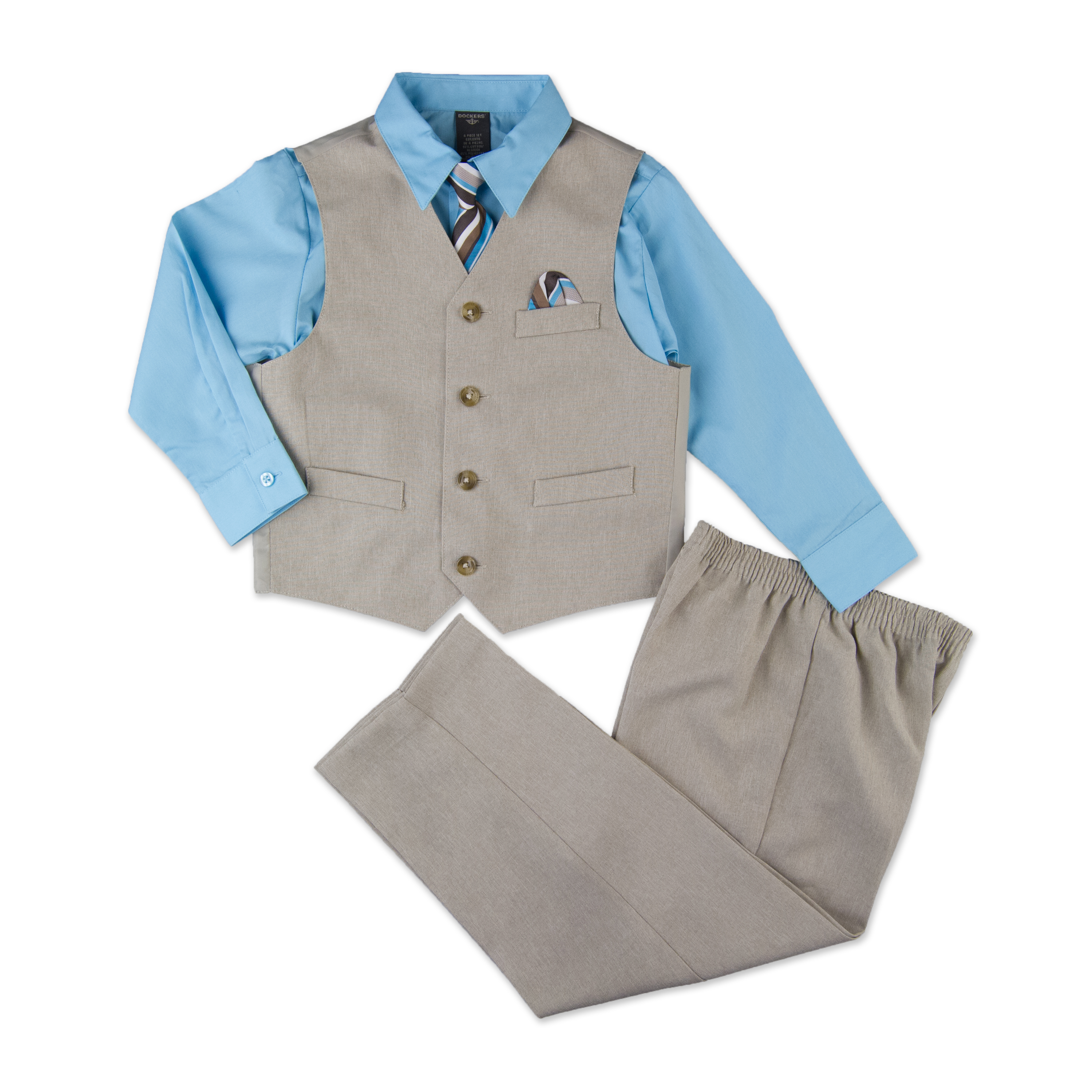 Dockers Boy's Vest  Pants  Shirt & Tie