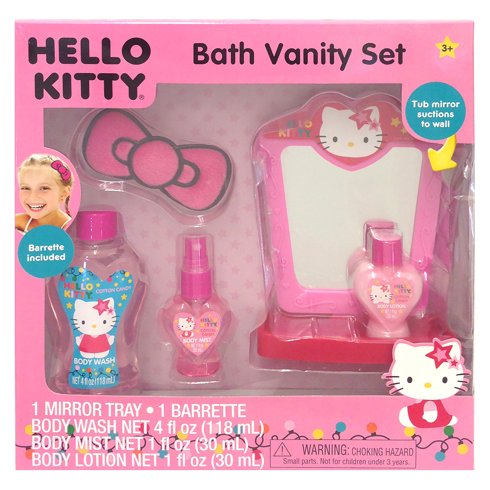 Hello Kitty Bath Vanity Set  5 Pc