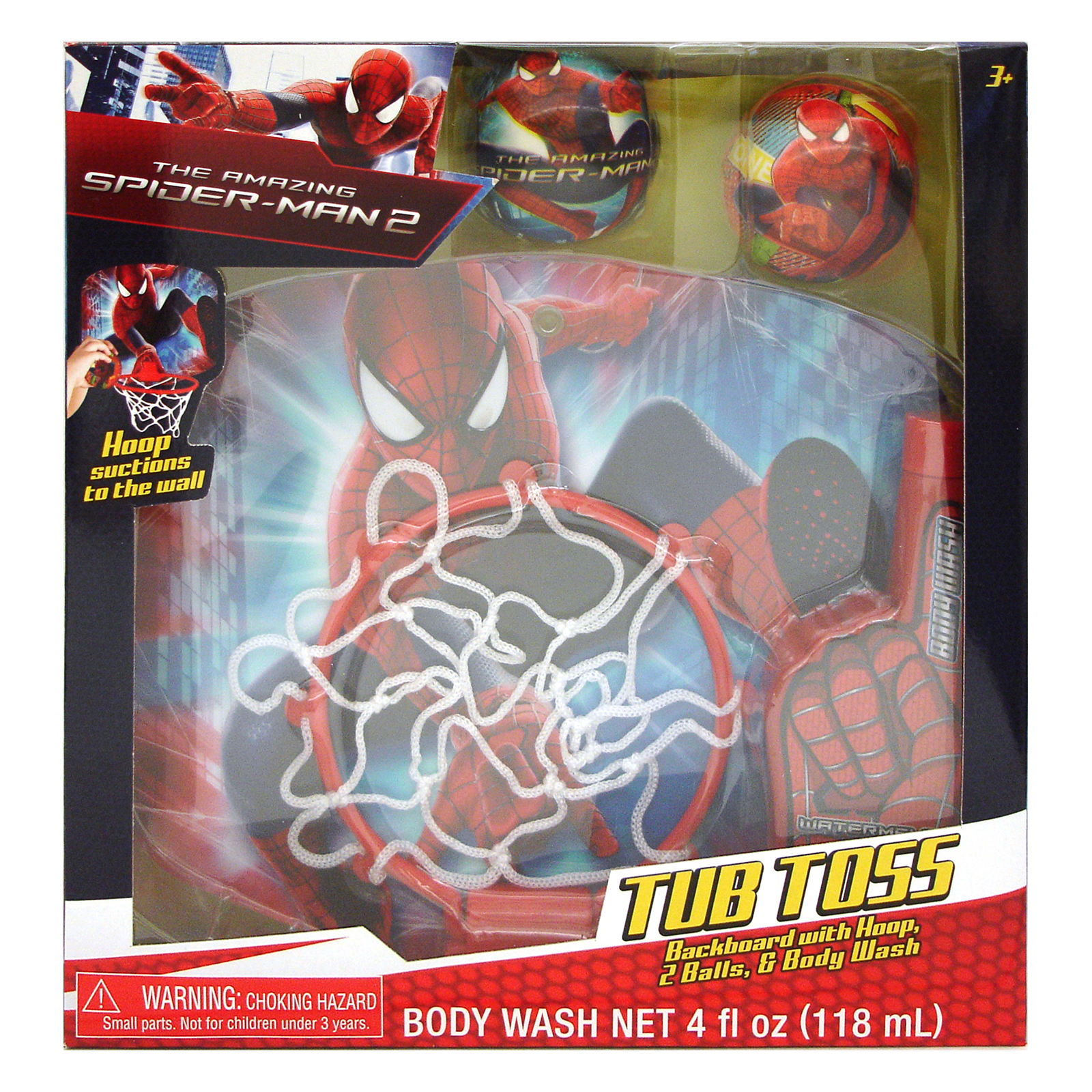 Spider-Man Tub Toss Gift Set  4 Pc