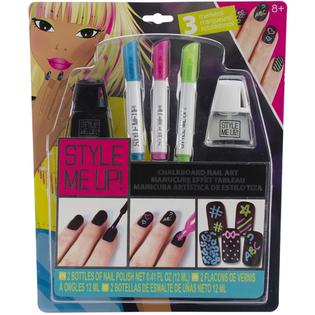 Style Me Up Chalkboard Nail Art Kit Home Crafts Hobbies
