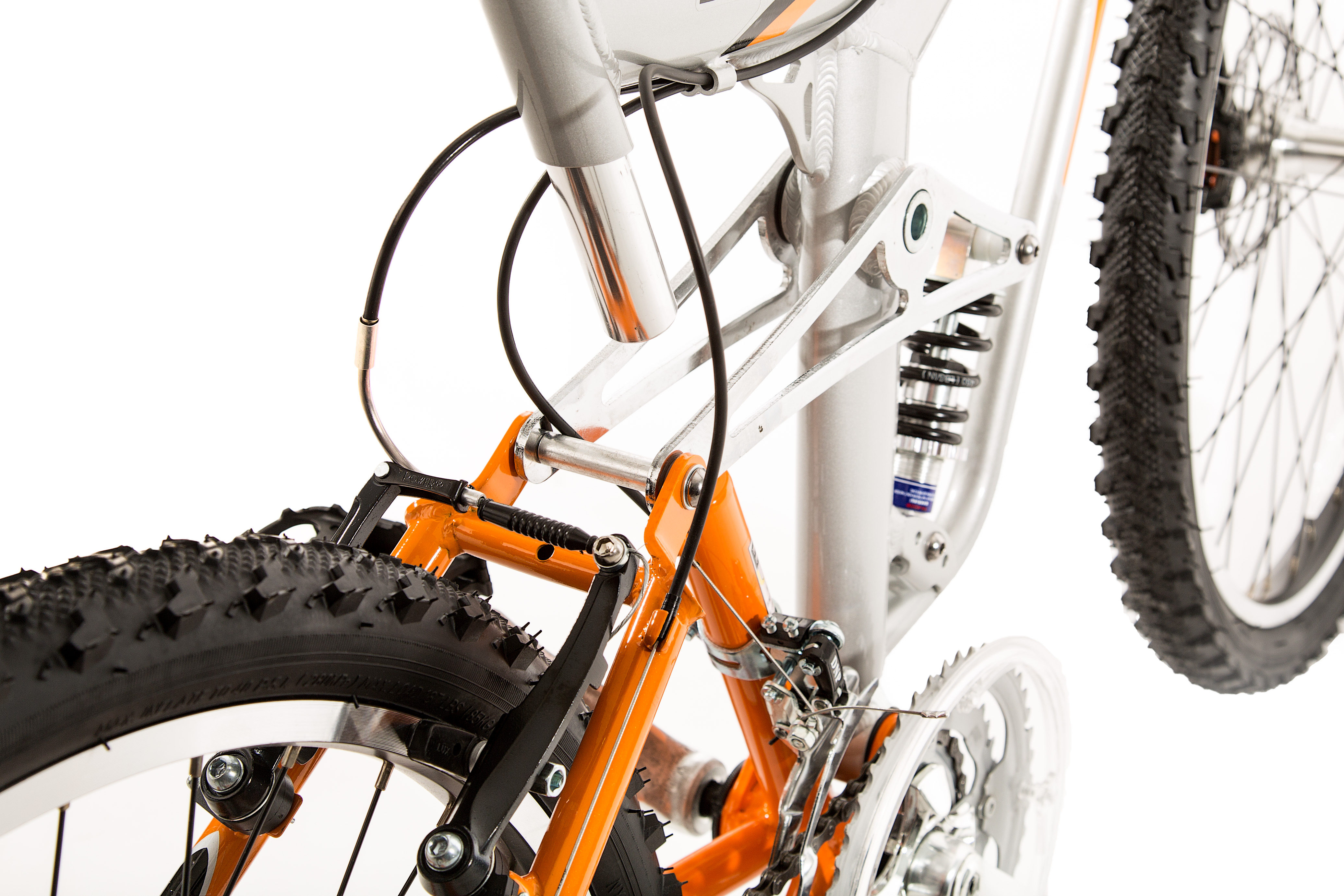 terrain dual suspension bike