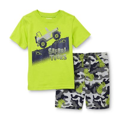 Toughskins Infant & Toddler Boy's Graphic T-Shirt & Shorts - Jeep