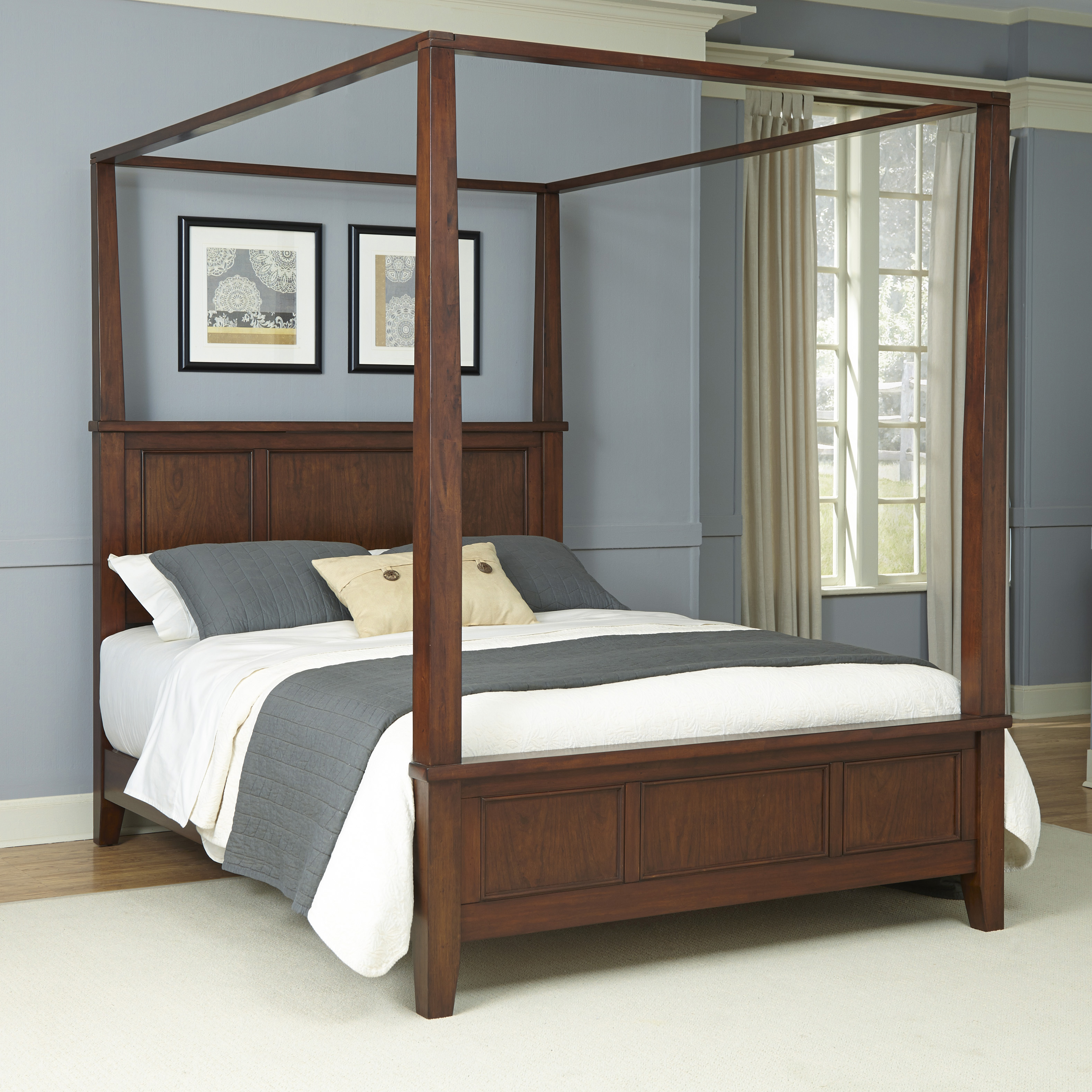 Home Styles Chesapeake King Canopy Bed   Home   Furniture   Bedroom