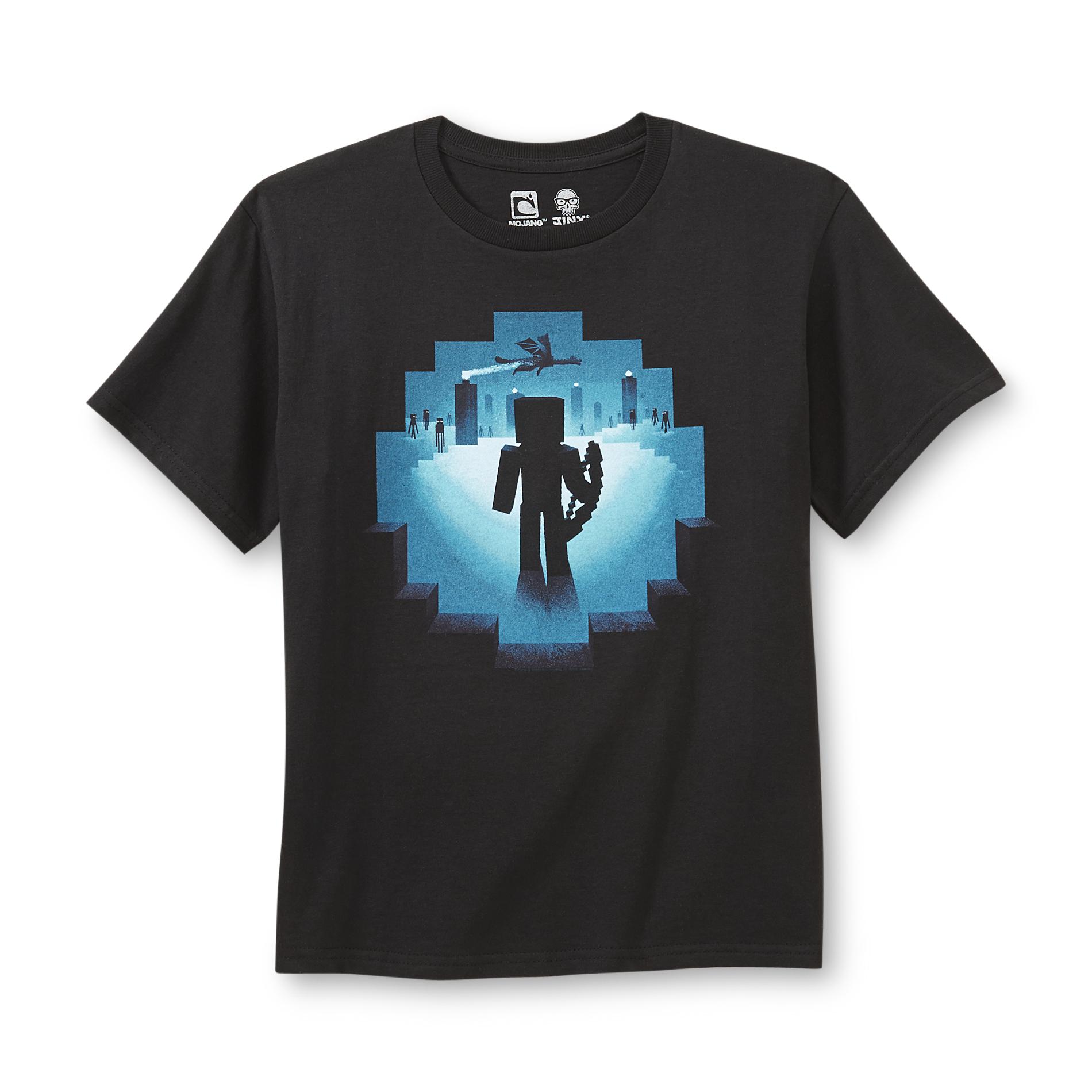 Minecraft Boy's Graphic T-Shirt - Eye of Ender