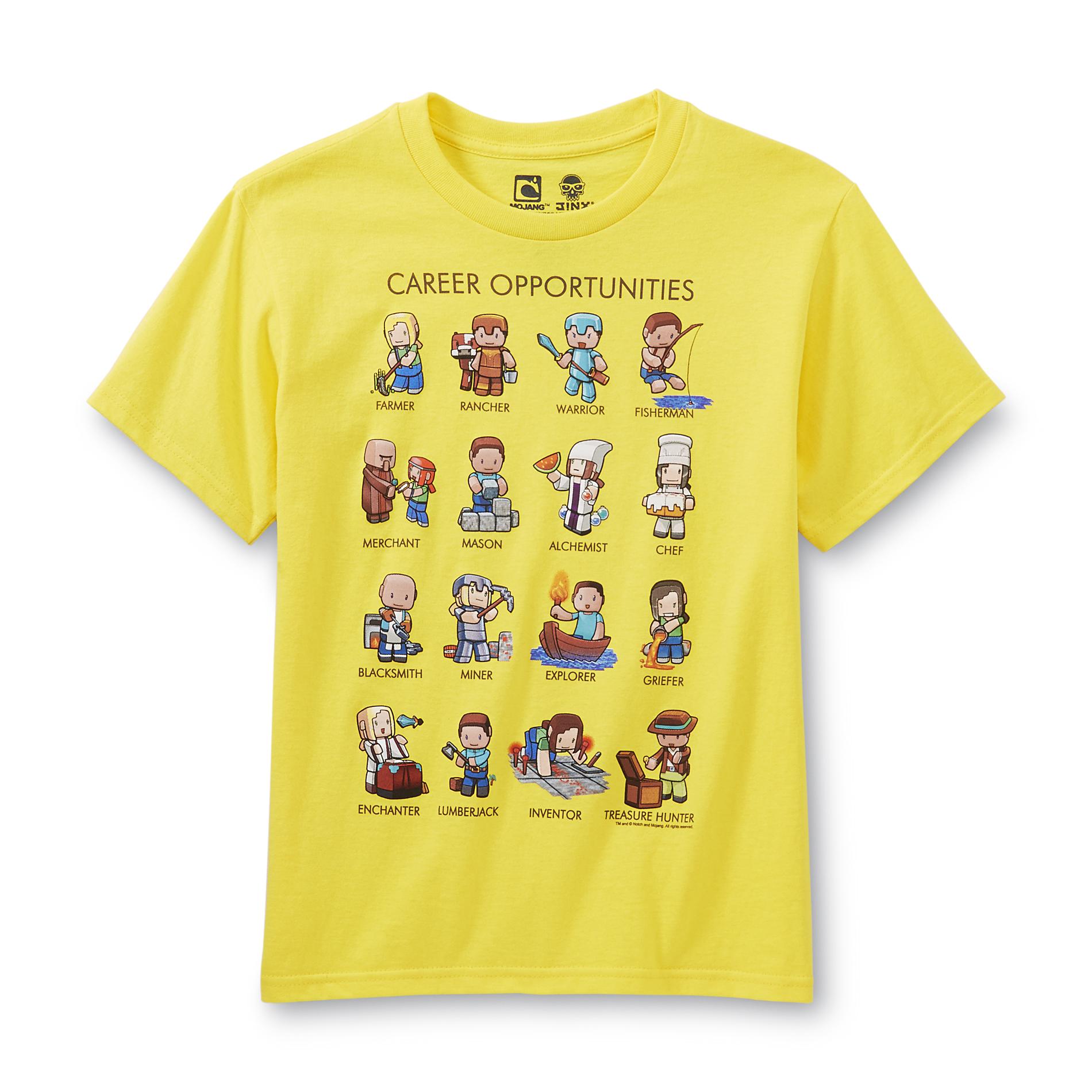 Minecraft Boy's Graphic T-Shirt - Career Opportunities
