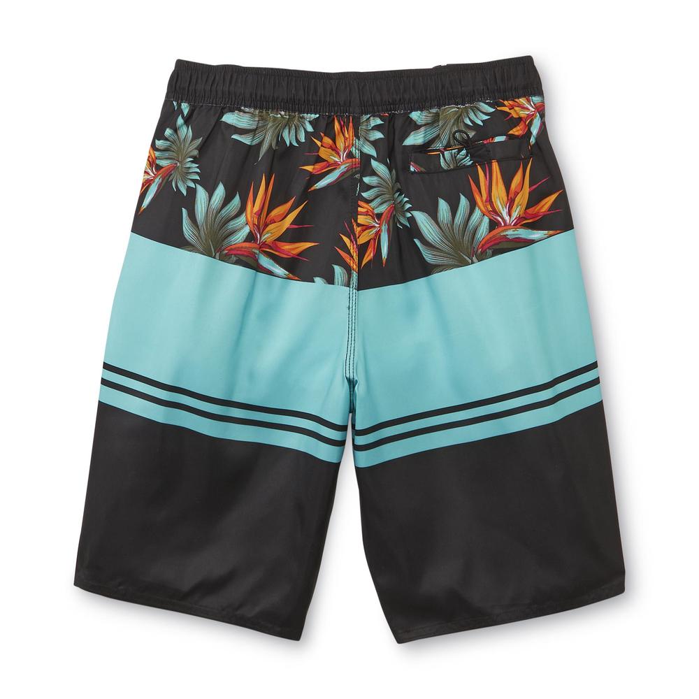 Joe Boxer Men's Boardshorts - Tropical Stripe