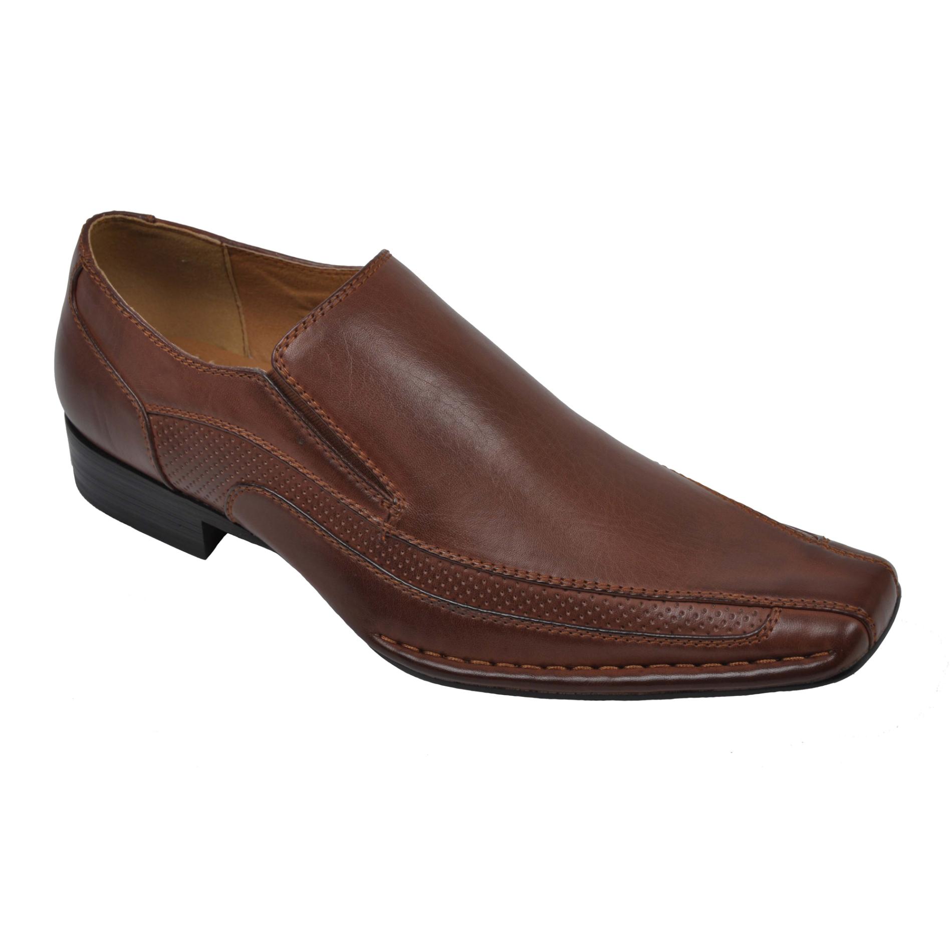 &nbsp; Men's Brown Perforated Loafer