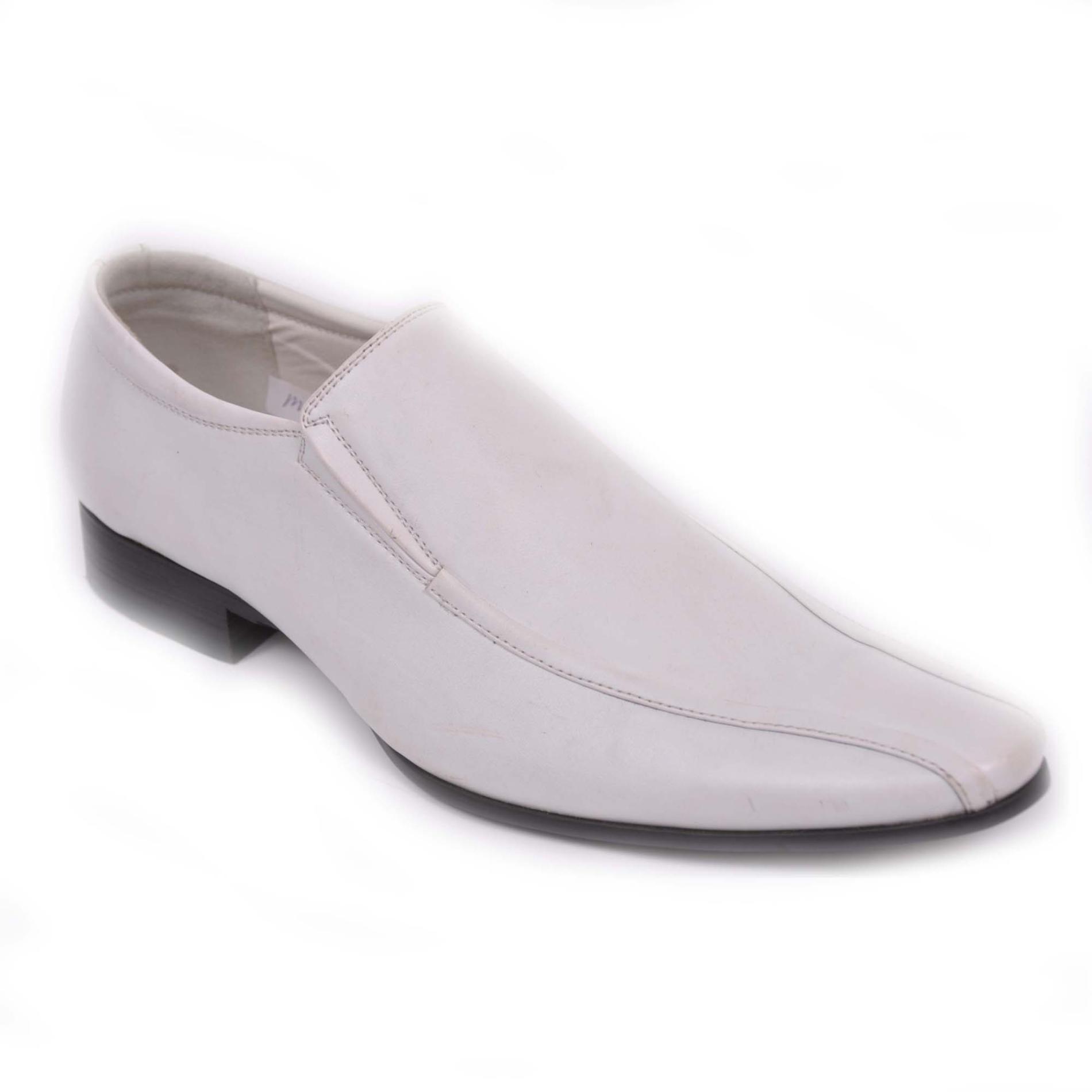 &nbsp; Men's White Dress Loafer