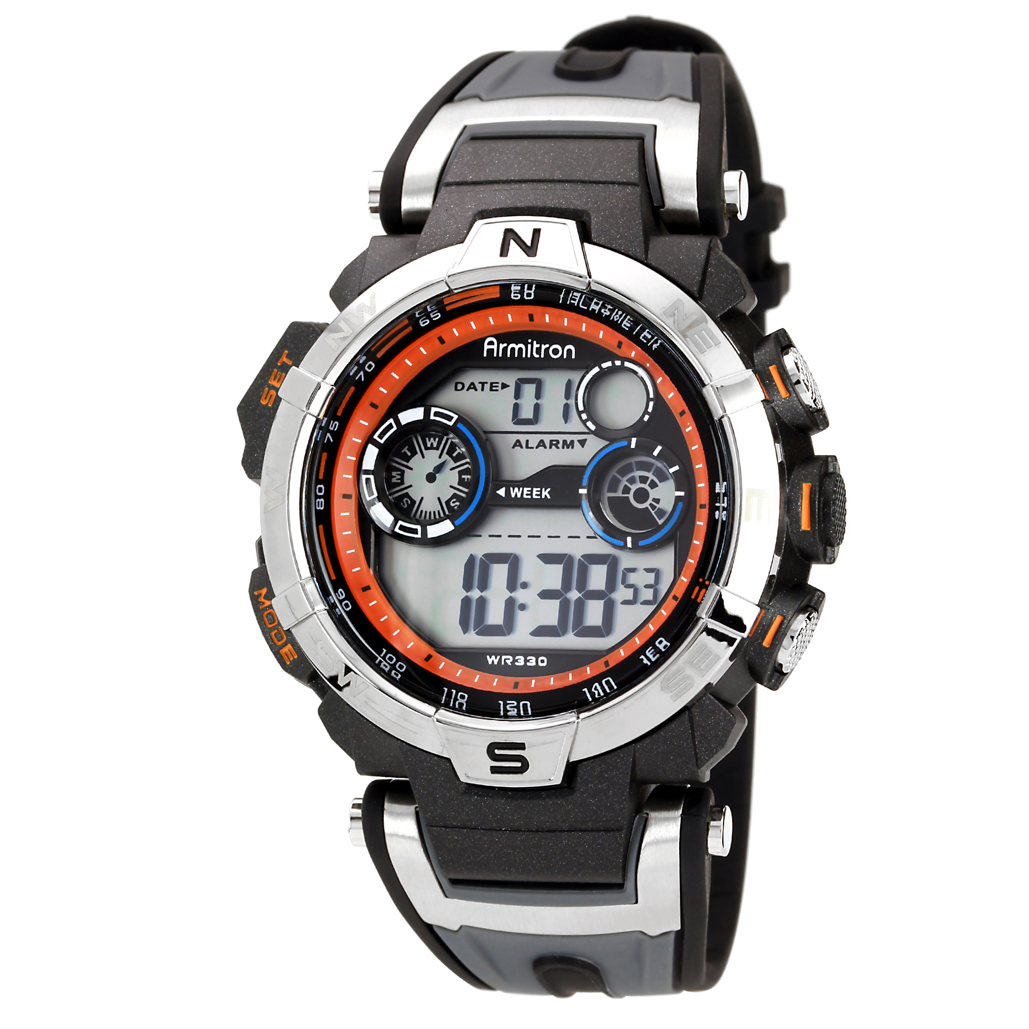 Armitron Mens Multifunction Chronograph Strap Armitron Mens Multifunction Chronograph Strap
