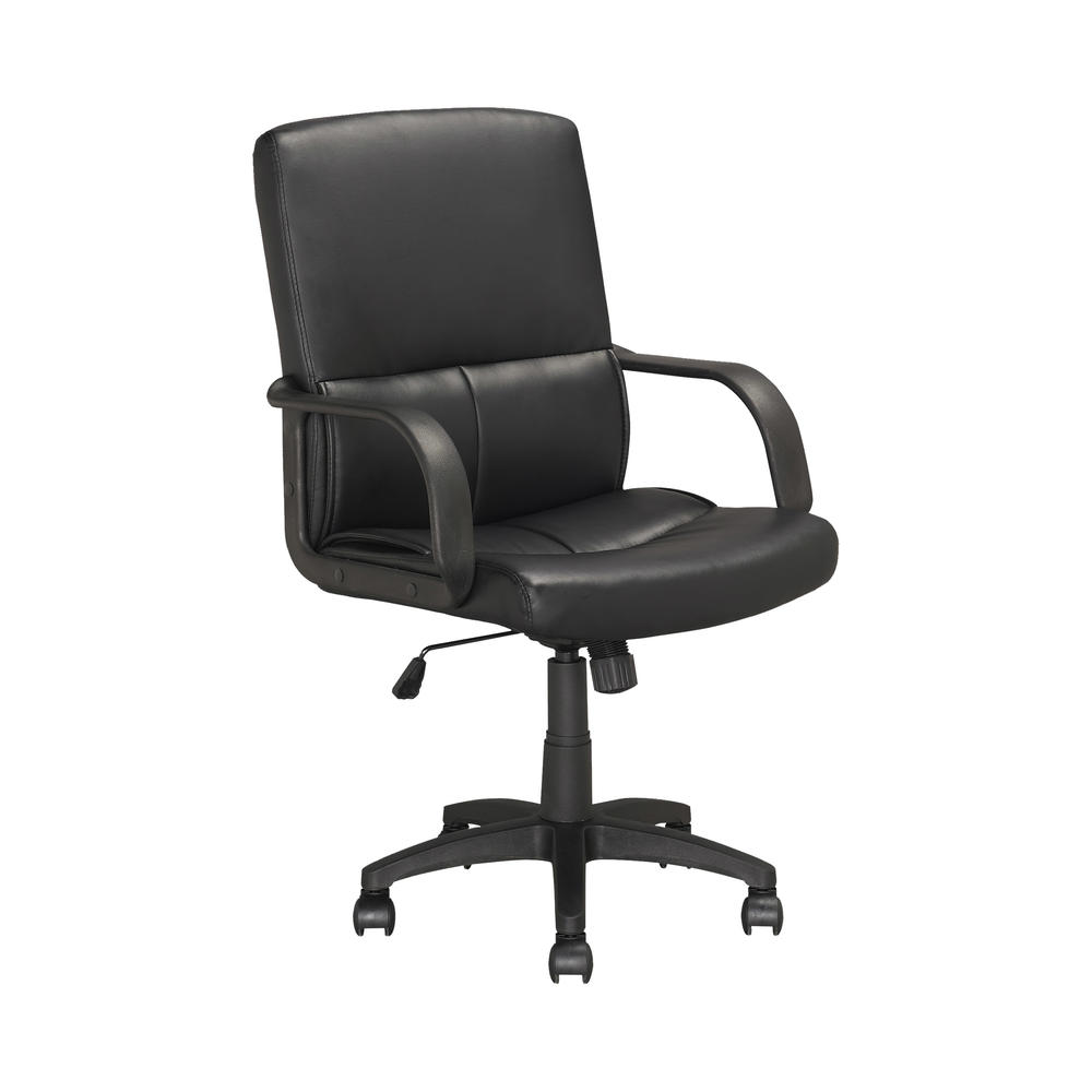 CorLiving Executive Office Chair in Black Leatherette