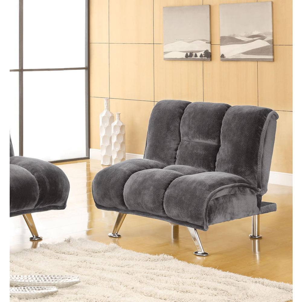 Furniture of America Claire Champion Fabric Convertible Chair