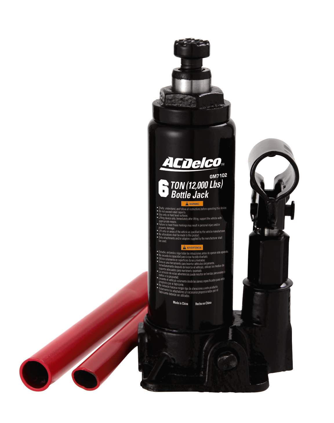 Acdelco 6 Ton Hydraulic Bottle Jack