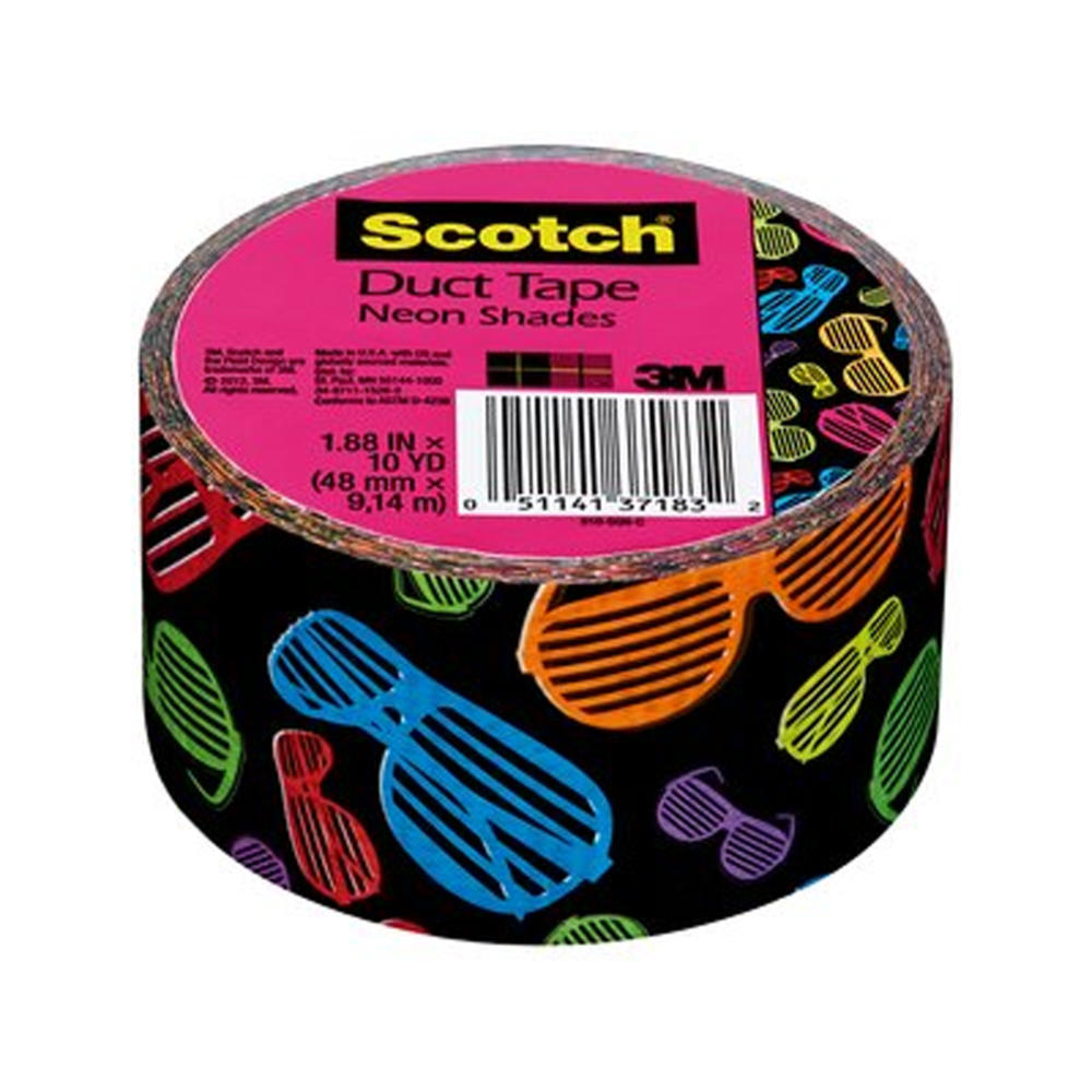 Scotch Neon Shades Duct Tape, 1.88-Inch by 10-Yard (910-SGN-C)