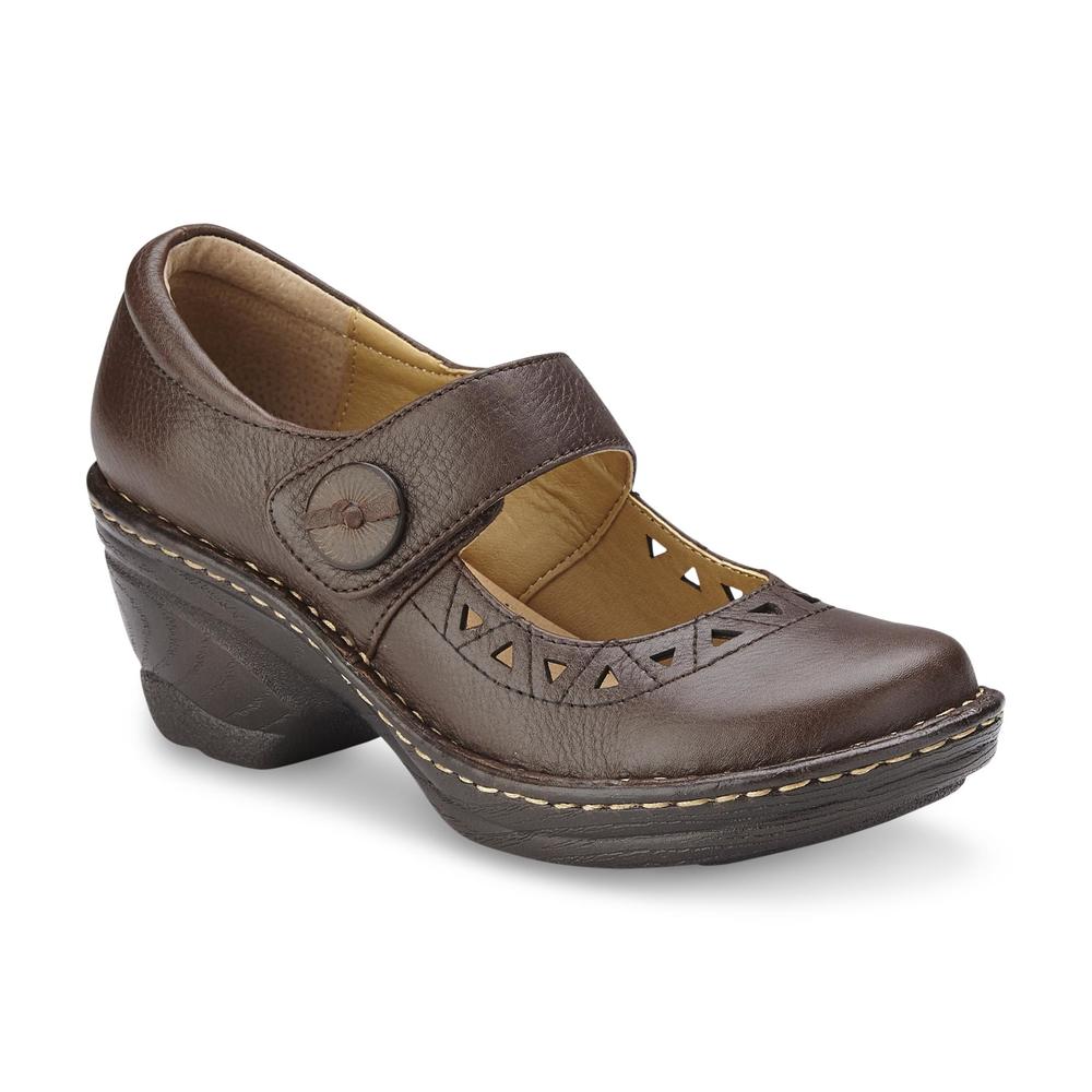 Softspots Women's Lesley Brown Mary Jane Clog