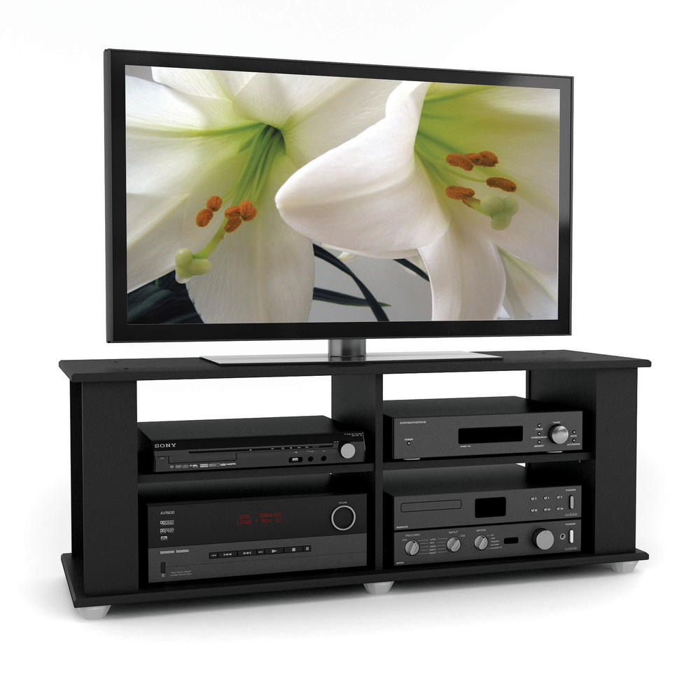 CorLiving Fillmore 48" Wide Ravenwood Black TV / Component Stand