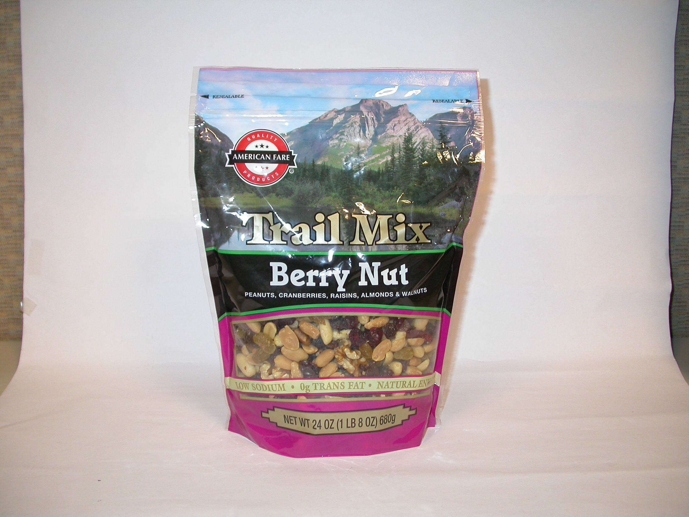American Fare Trail Mix, Berry & Nut 24 Ounce